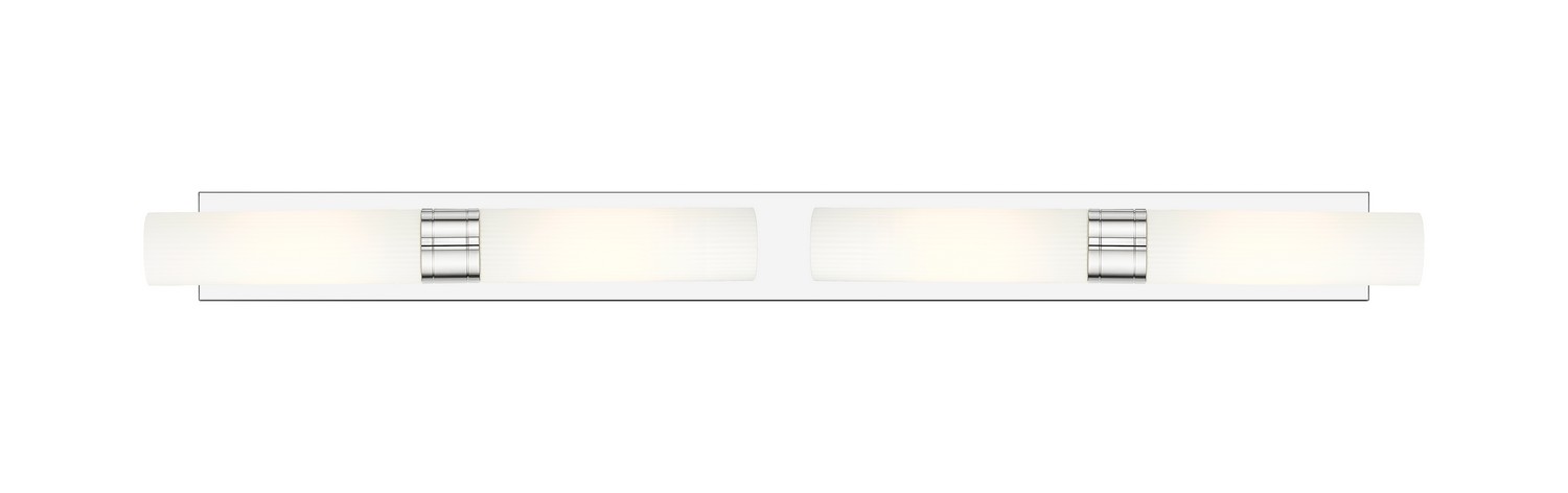 Four Light Bath Vanity by Innovations - Downtown Urban Collection, Polished Chrome Finish - 617L-4W-PC-G617-11SWH