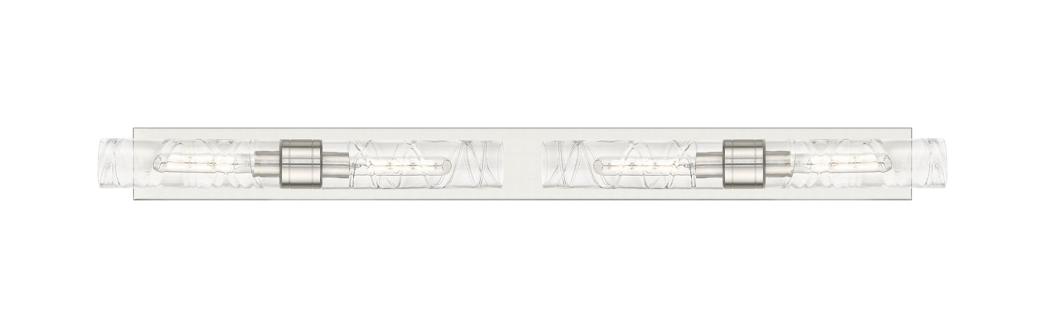 Four Light Bath Vanity by Innovations - Downtown Urban Collection, Satin Nickel Finish - 617L-4W-SN-G617-11DE