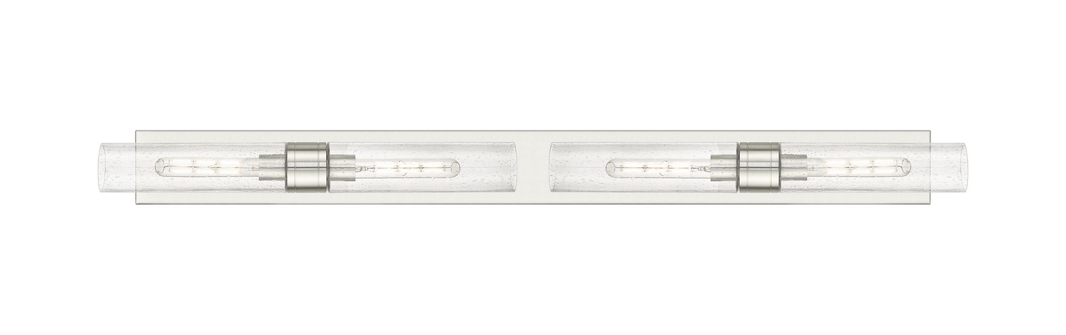 Four Light Bath Vanity by Innovations - Downtown Urban Collection, Satin Nickel Finish - 617L-4W-SN-G617-11SDY