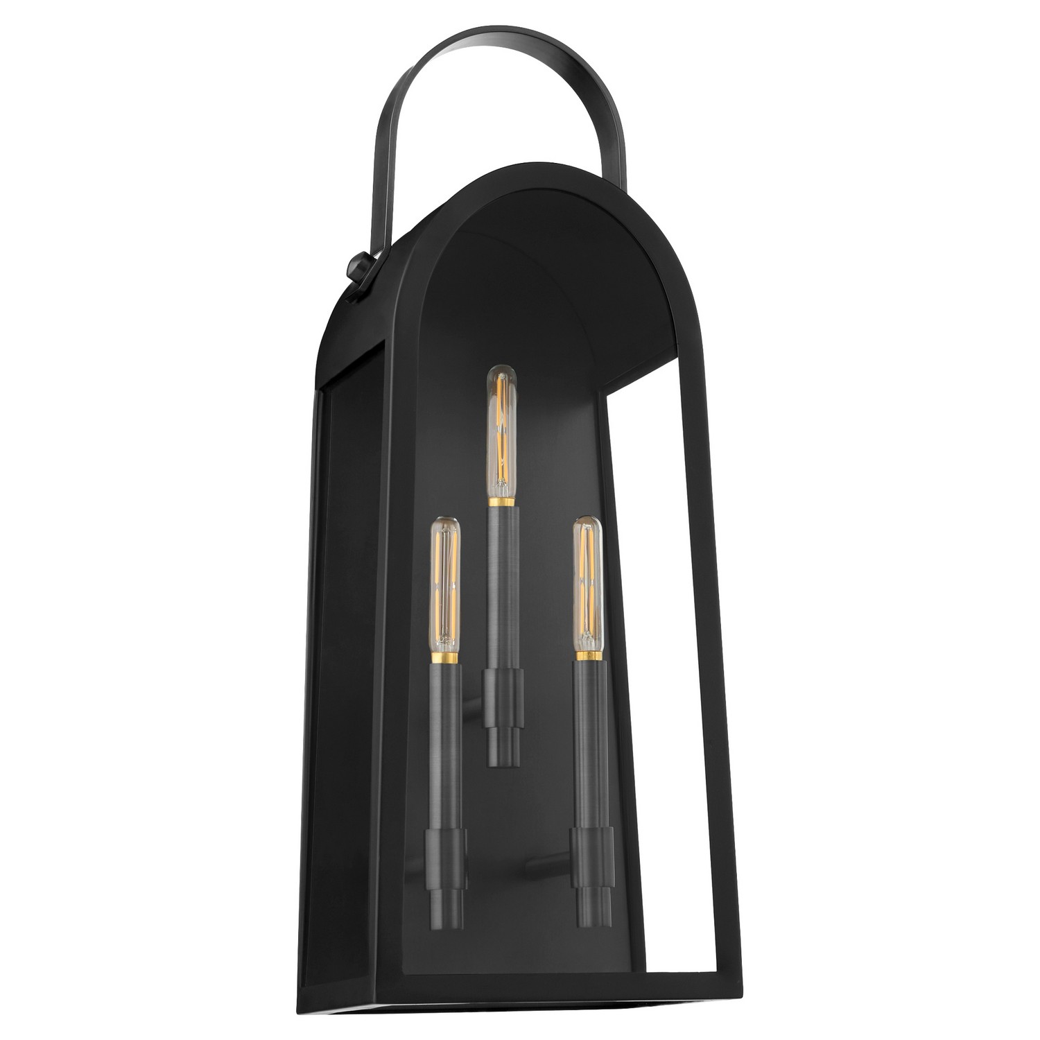 Photos - Chandelier / Lamp Quorum International Matte Black Wall Mount from the Rossi Collection 72-25-59