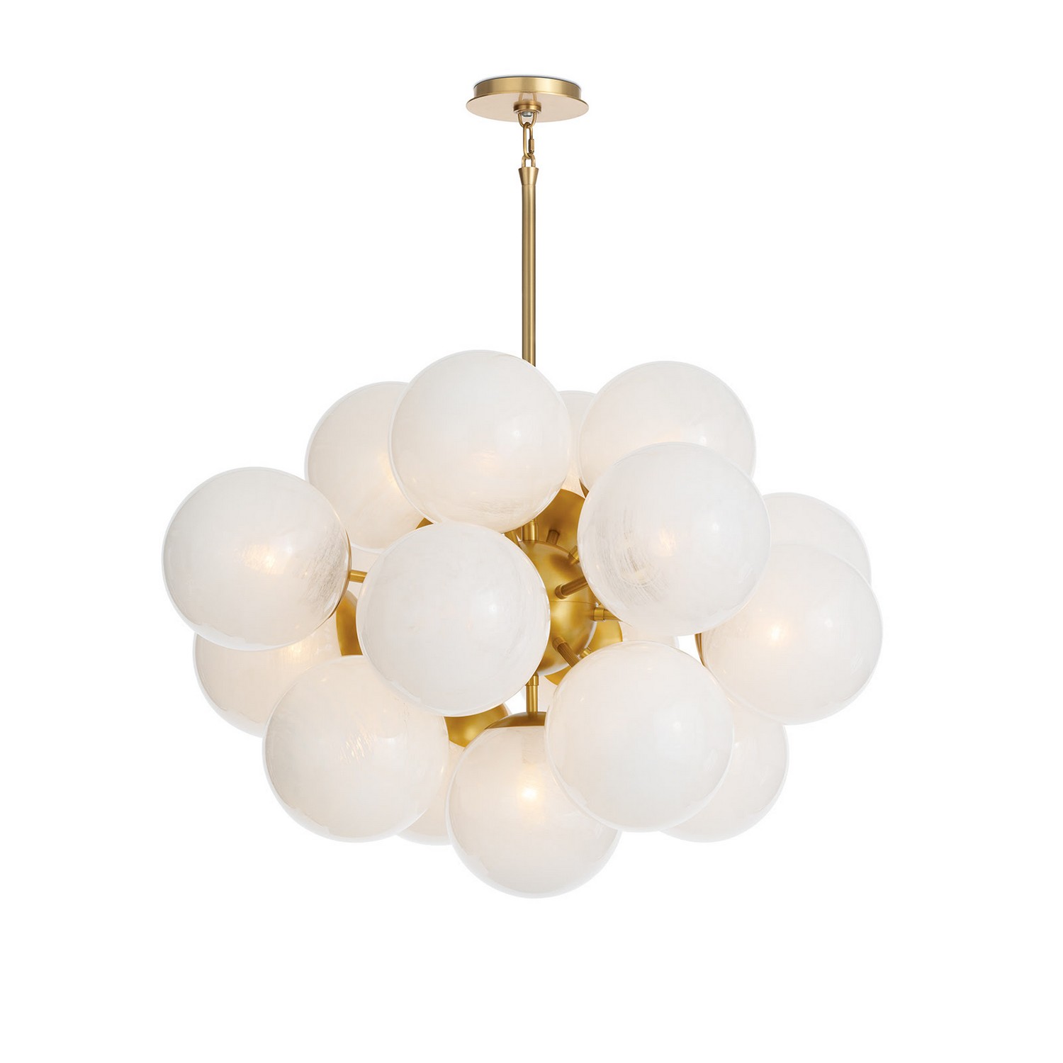 Photos - Chandelier / Lamp Shine Regina Andrew Detroit Natural Brass Chandelier from the  Collection 16-1474NB-SRL 