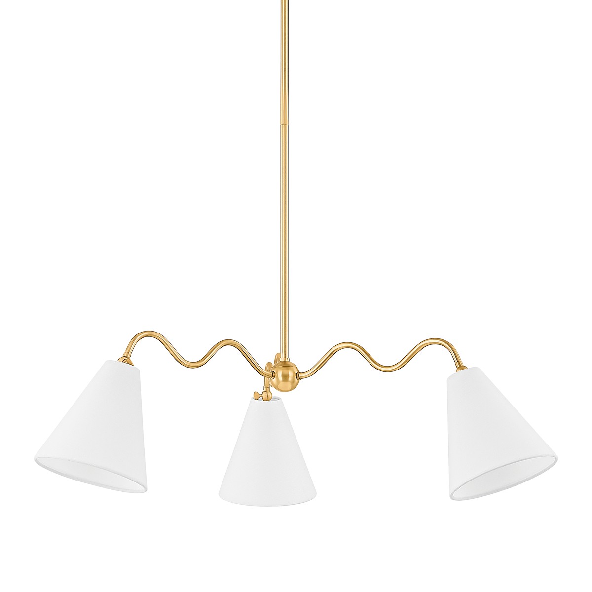 Onda Three Light Chandelier