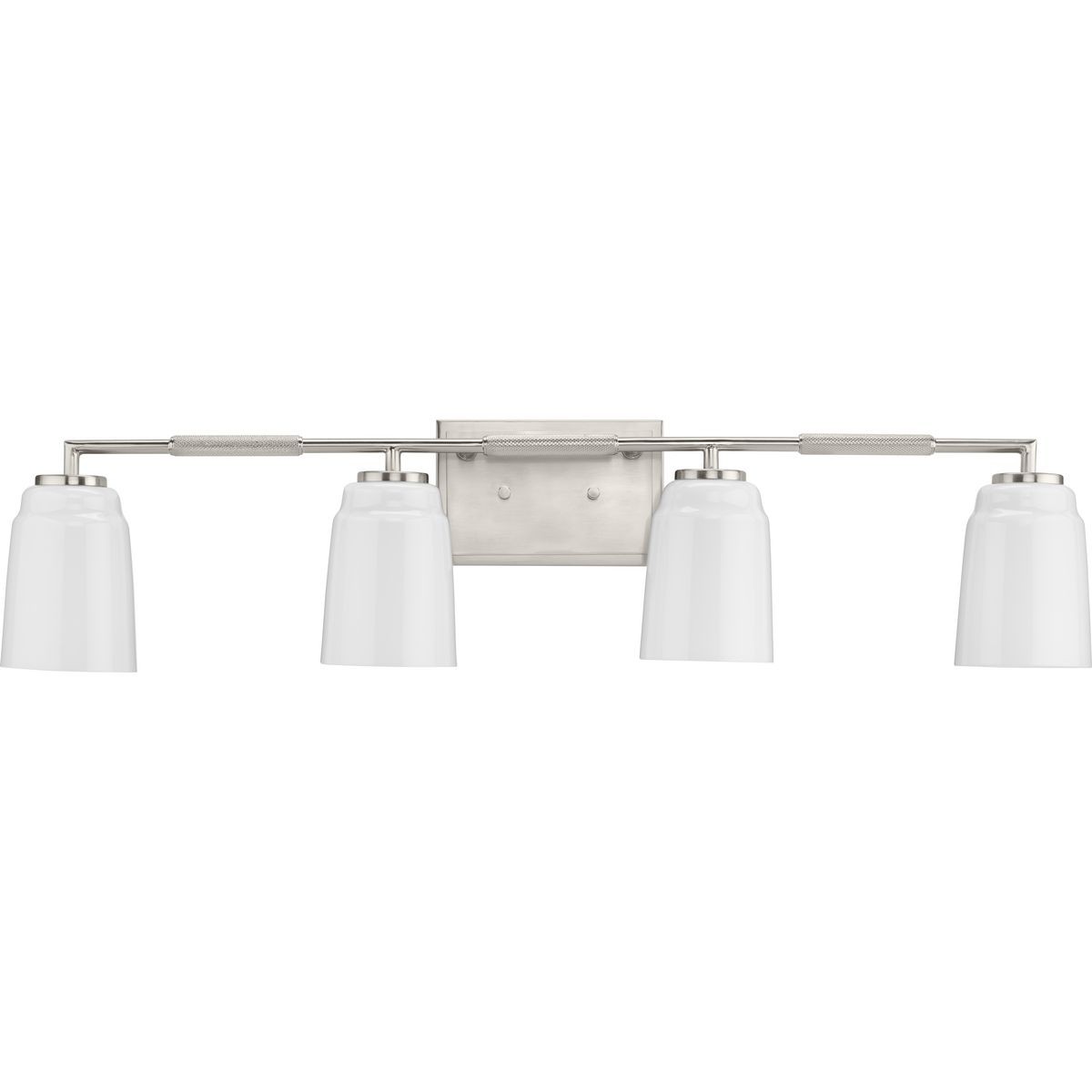 Progress P300506-009 Spenser 4 Light 32.87 inch Brushed Nickel Vanity Light Wall Light