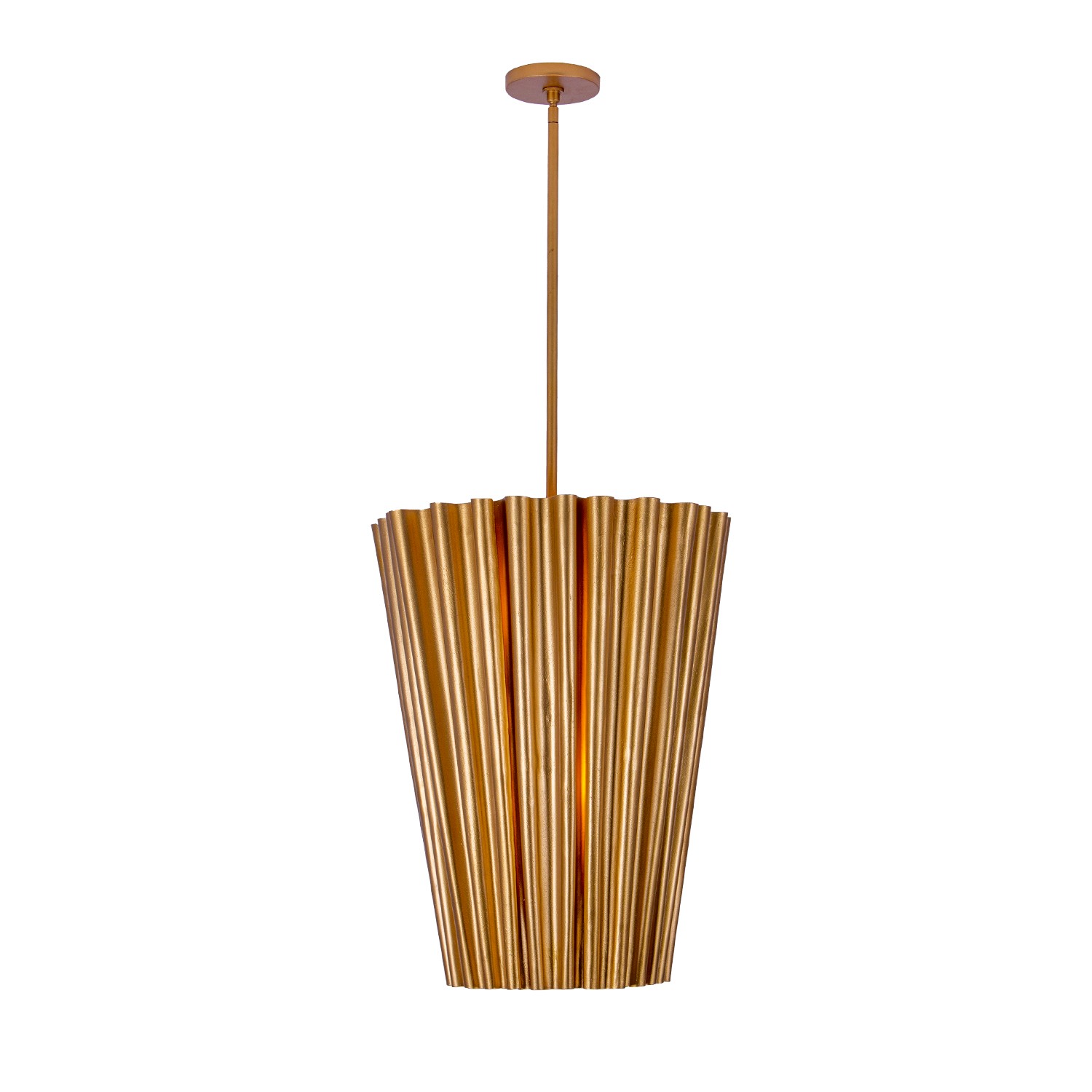 KALC 522851BGL Six Light Foyer Pendant Bright Gold Leaf Number Of Bulbs 6