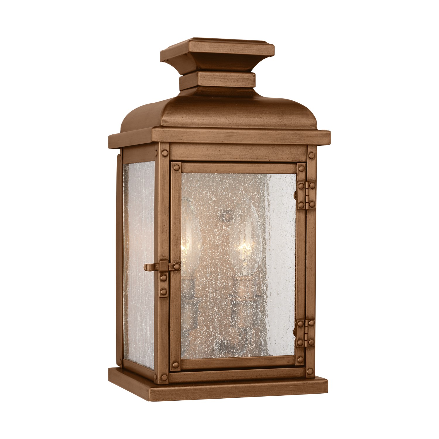 Pediment Two Light Wall Lantern