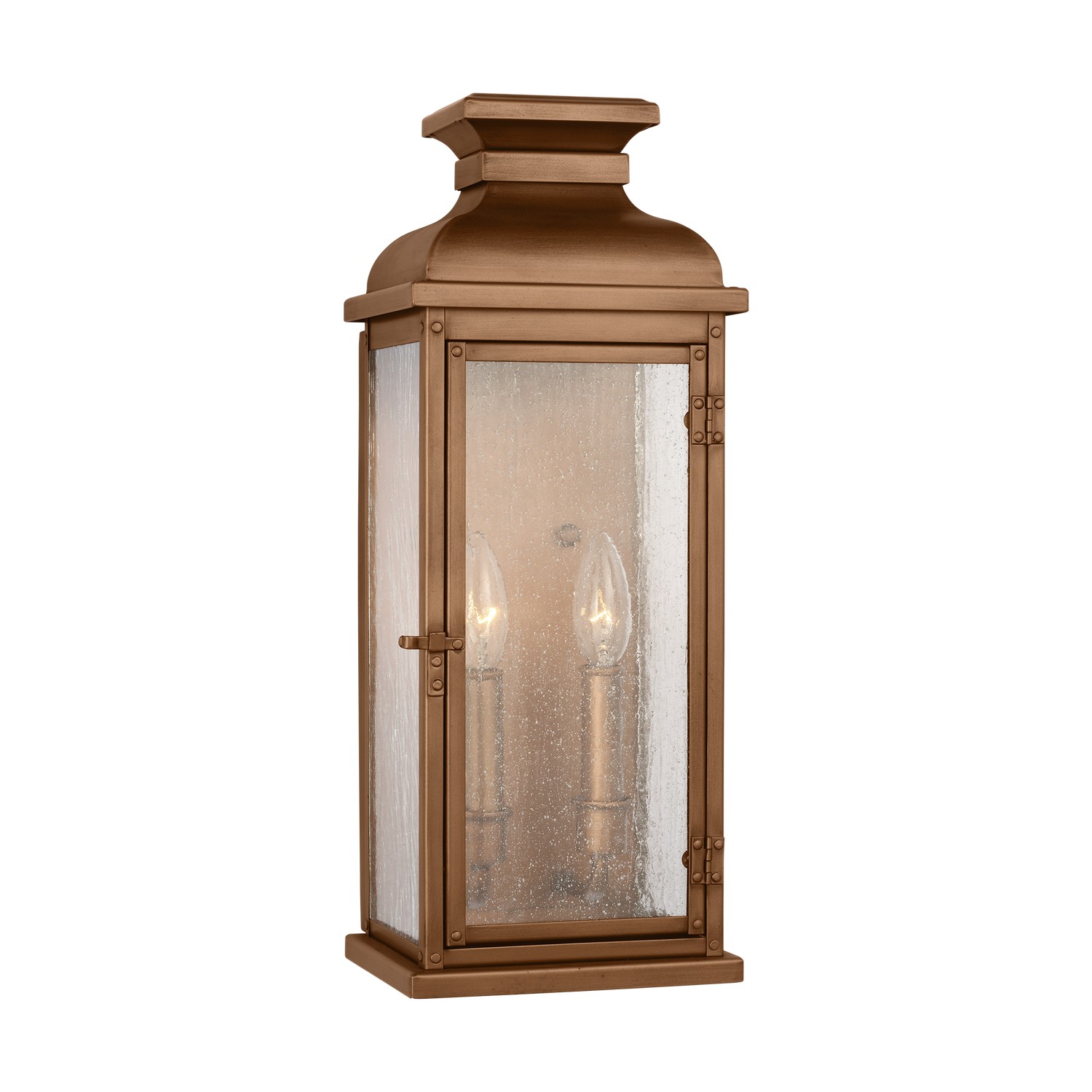 Pediment Two Light Wall Lantern