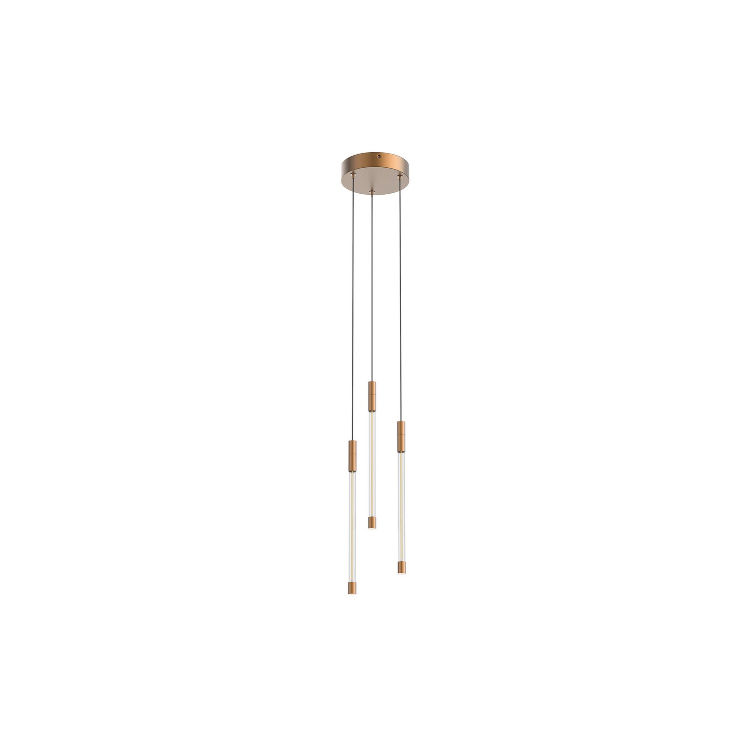 Photos - Chandelier / Lamp Multi Kuzco Brushed Gold LED Pendant from the Motif Collection MP75213-BG-UNV 