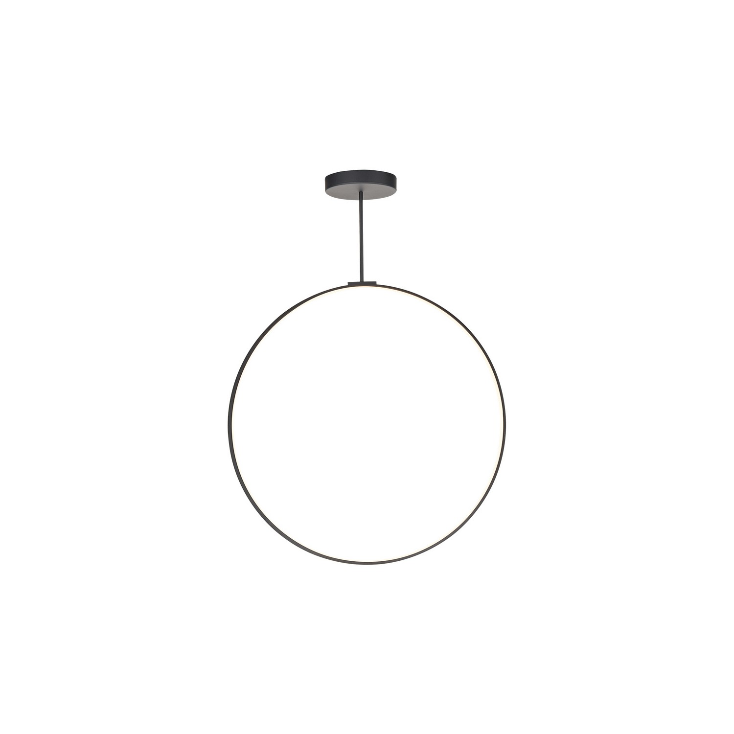LED Pendant by Kuzco Lighting - Cirque Collection, Black Finish - PD82536-BK-UNV-010