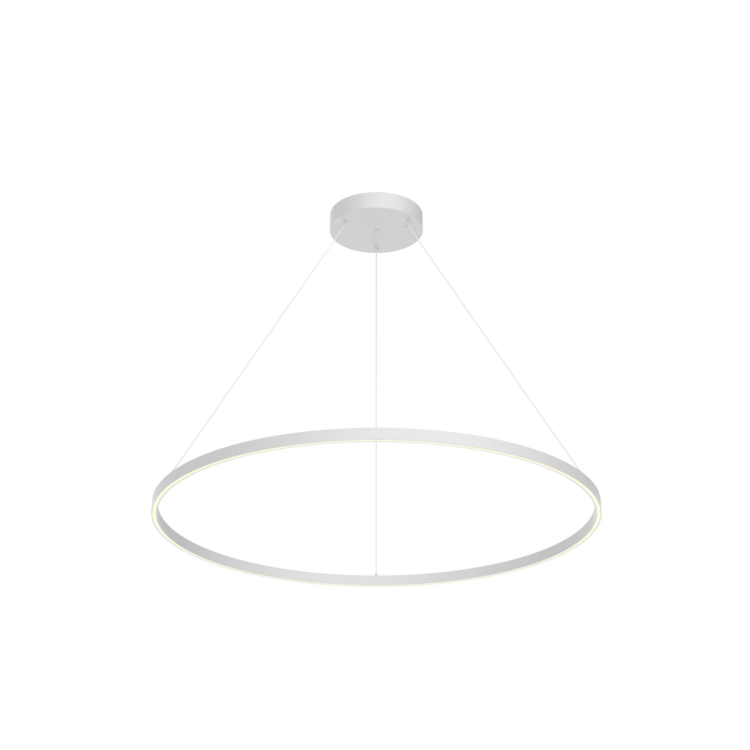 LED Pendant by Kuzco Lighting - Cerchio Collection, White Finish - PD87148-WH-UNV-010