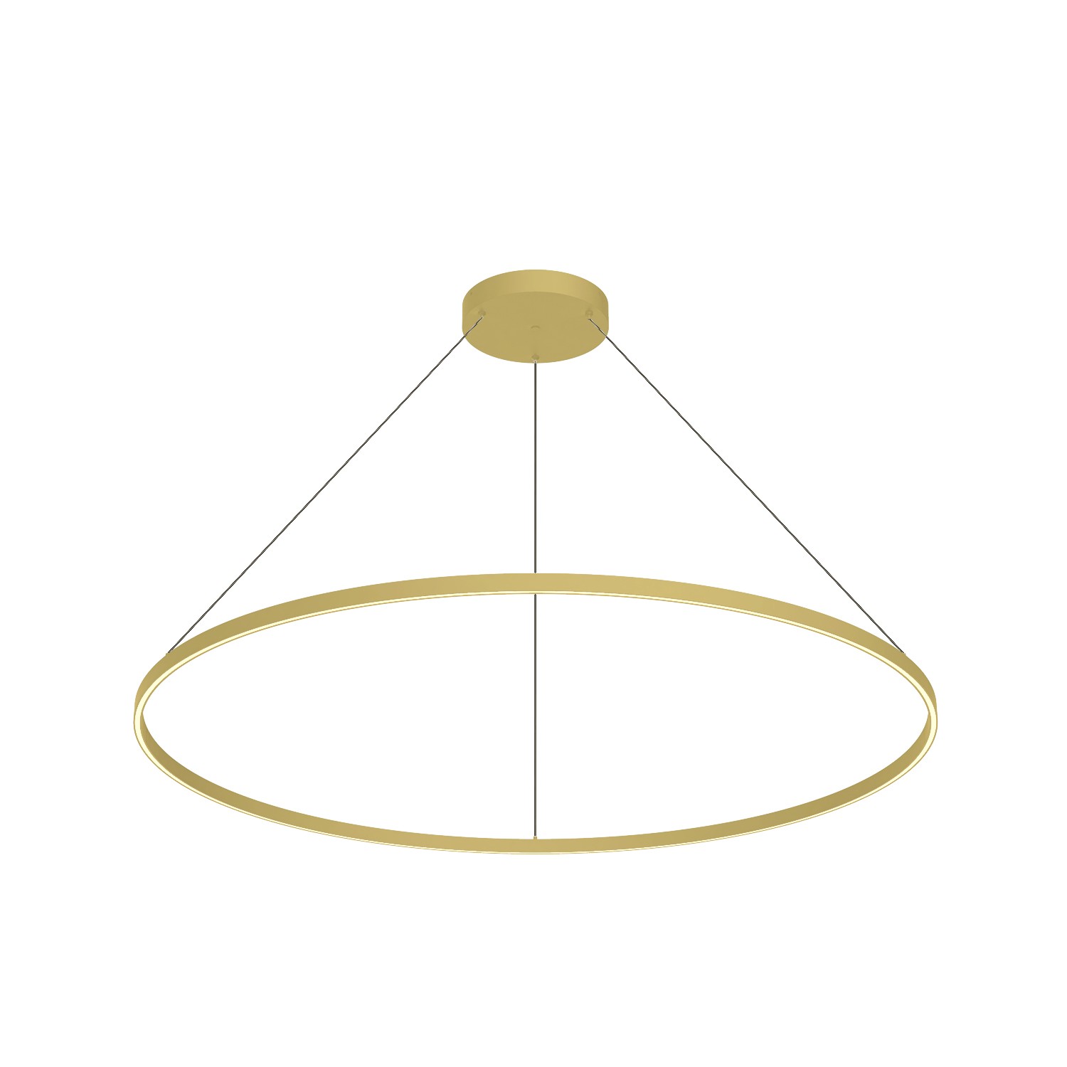 LED Pendant by Kuzco Lighting - Cerchio Collection, Brushed Gold Finish - PD87160-BG-UNV-010