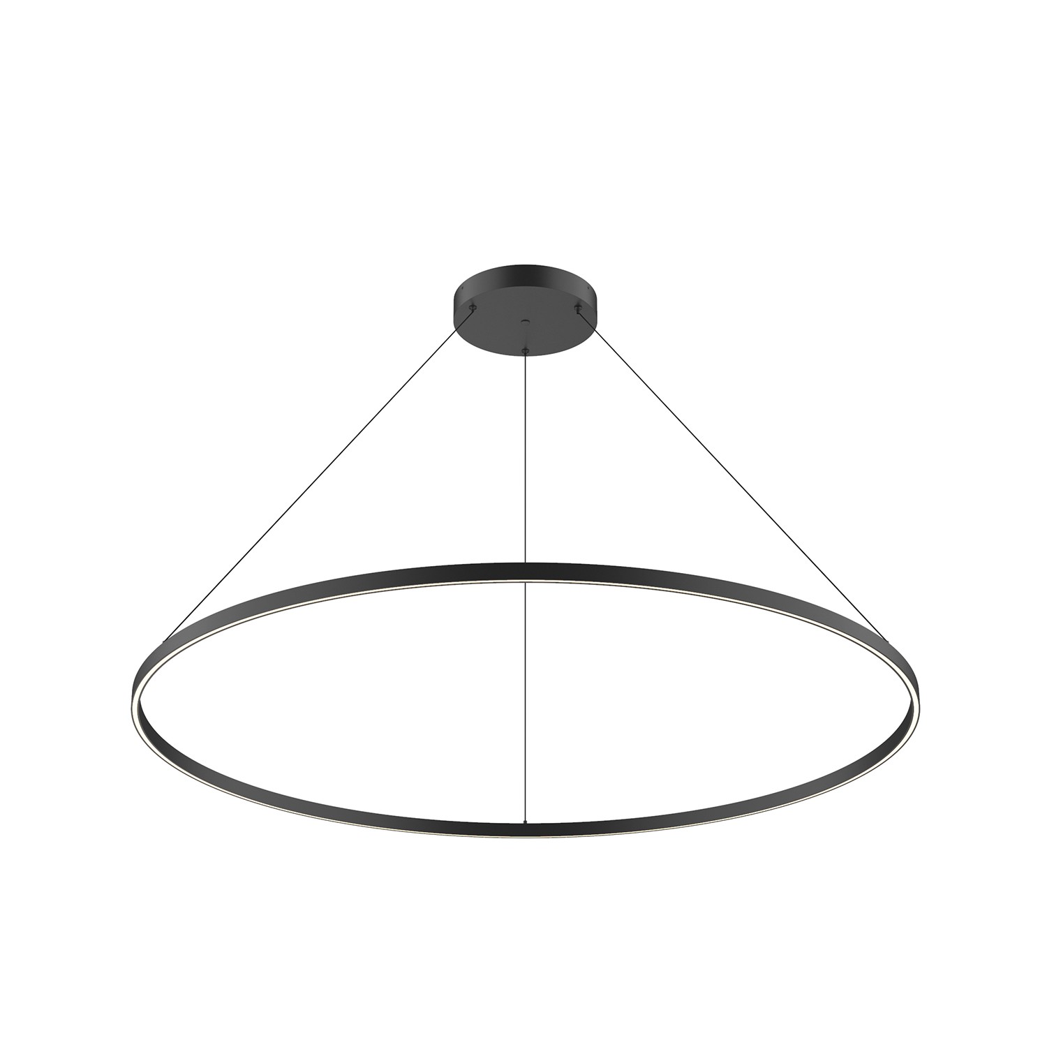 LED Pendant by Kuzco Lighting - Cerchio Collection, Black Finish - PD87160-BK-UNV-010