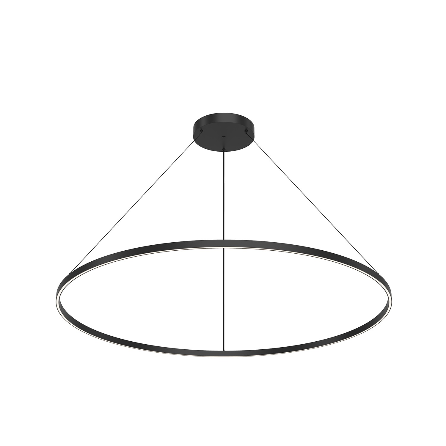 LED Pendant by Kuzco Lighting - Cerchio Collection, Black Finish - PD87760-BK-UNV-010