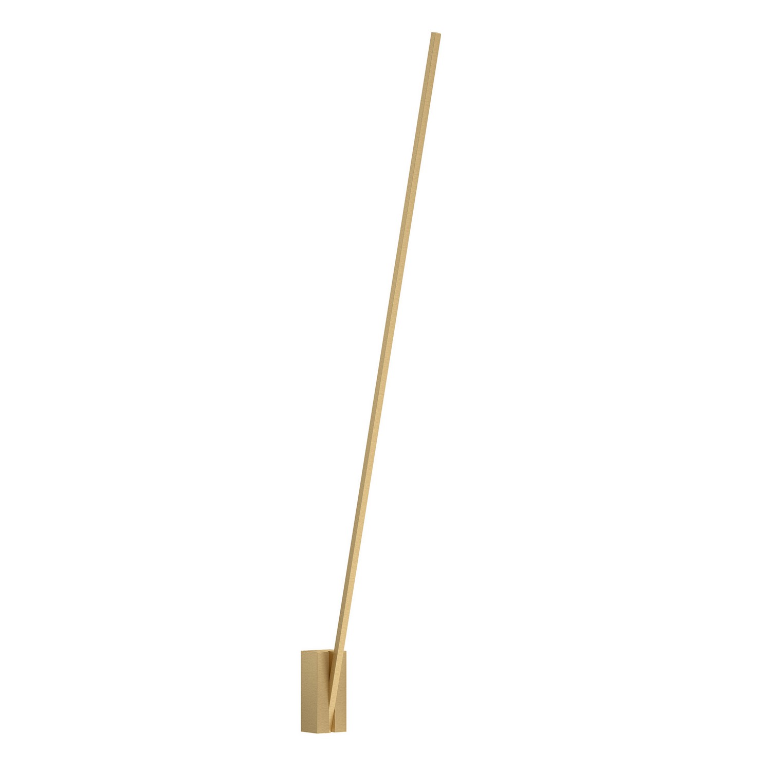 LED Wall Sconce by Kuzco Lighting - Lever Collection, Brushed Gold Finish - WS13760-BG-UNV