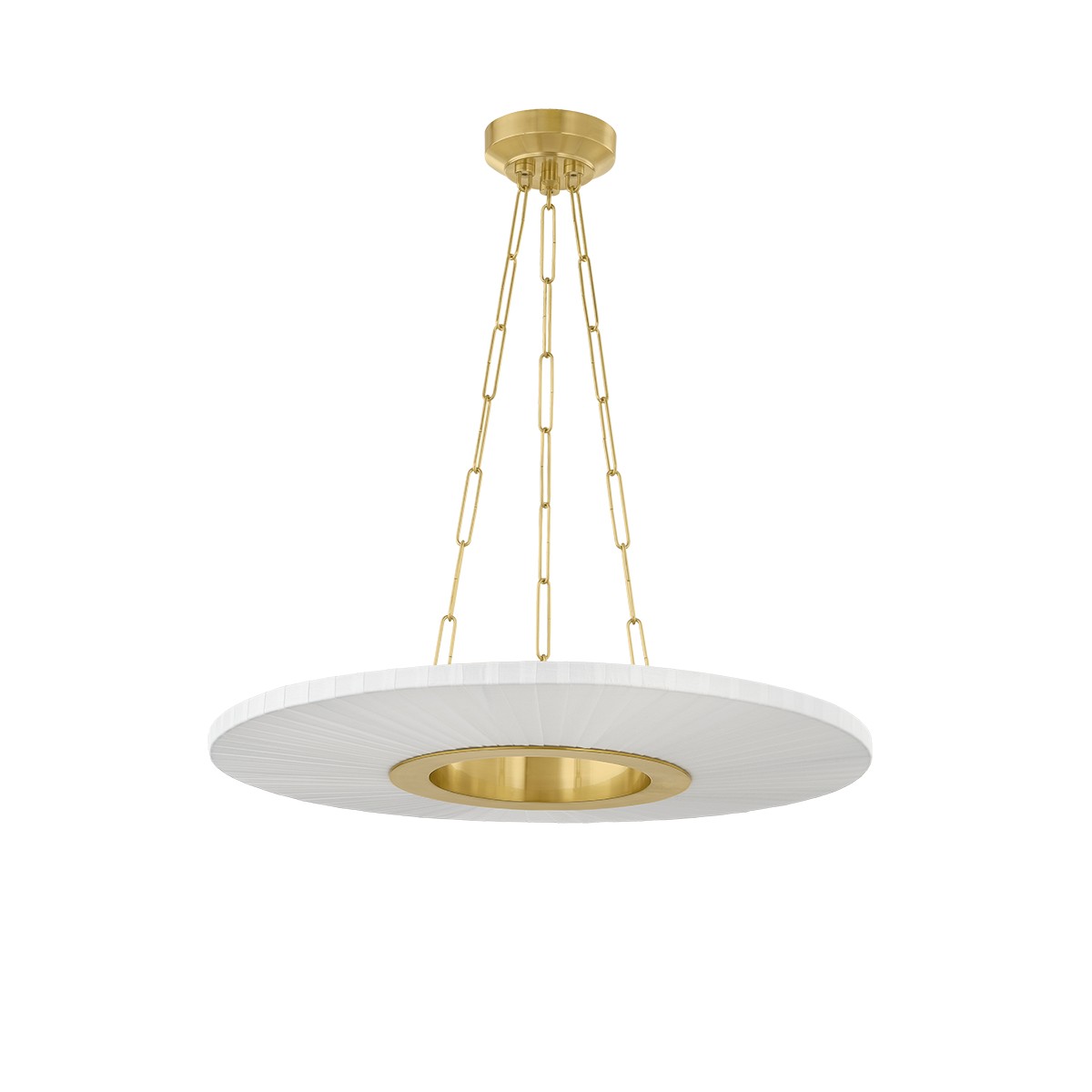 Photos - Chandelier / Lamp Hudson Valley Aged Brass LED Chandelier from the Prattsburgh Collection 2530-AGB