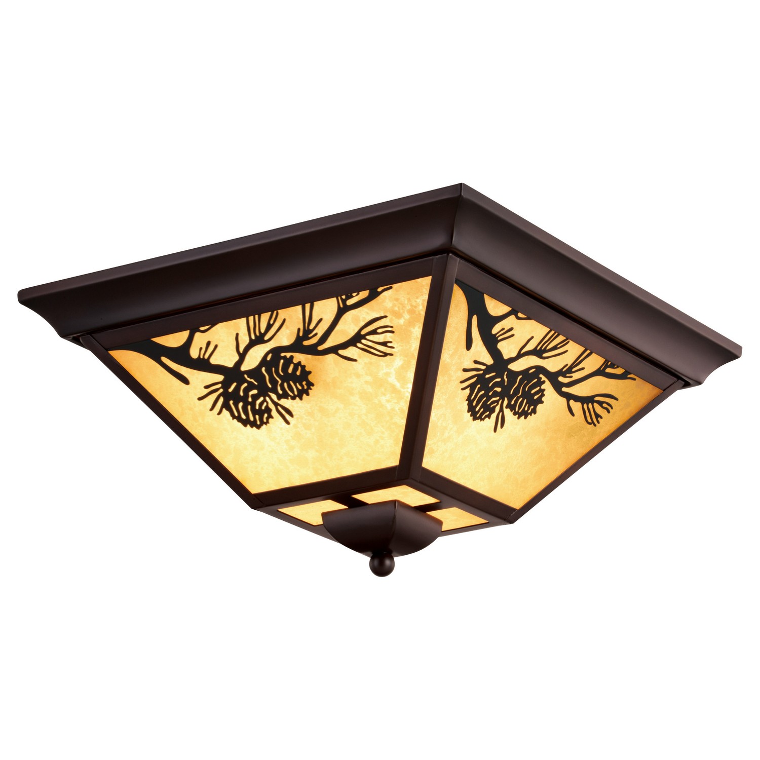 Photos - Floodlight / Street Light Douglas Vaxcel Warm Bronze Outdoor Flush Mount from the  Collection T0665 