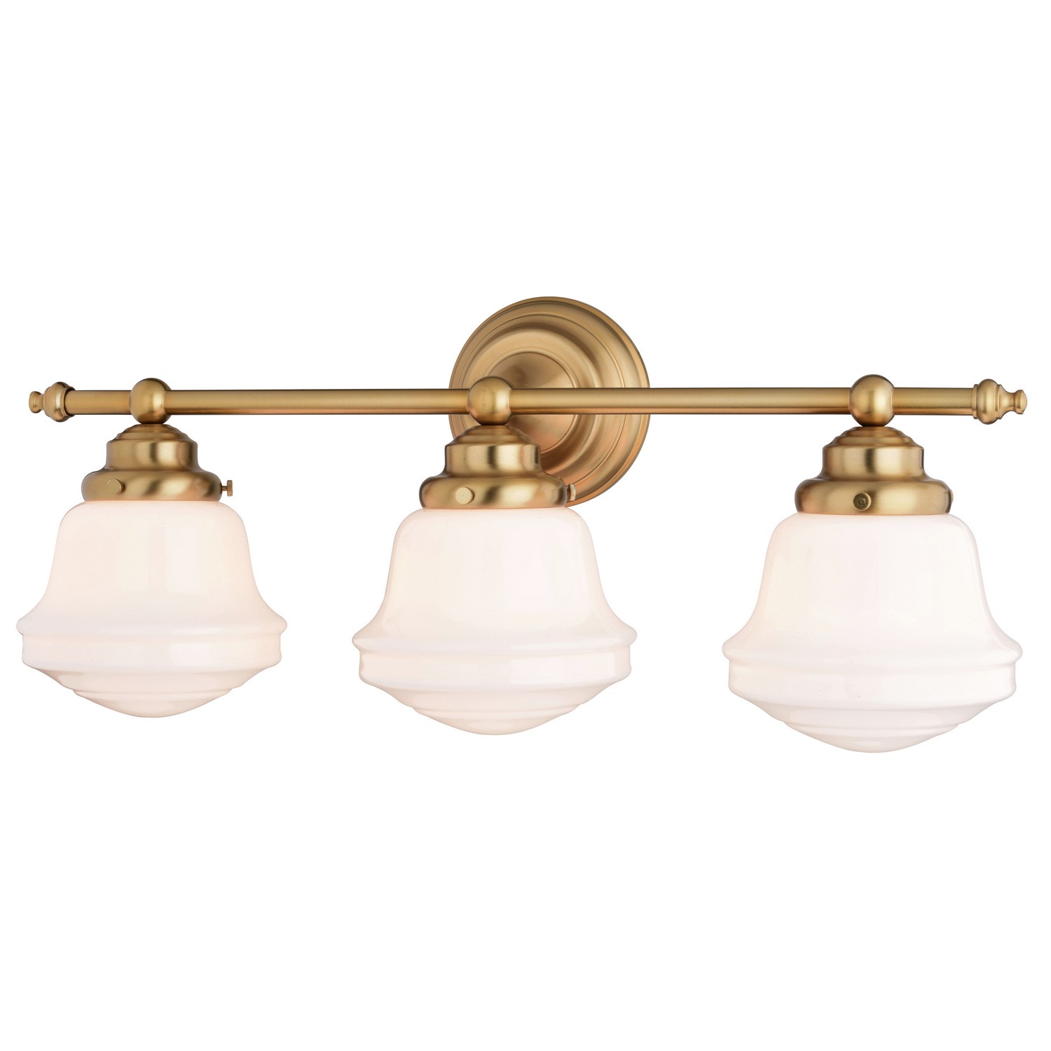 Photos - Chandelier / Lamp Vaxcel Natural Brass Bathroom Vanity Light from the Huntley Collection W0453