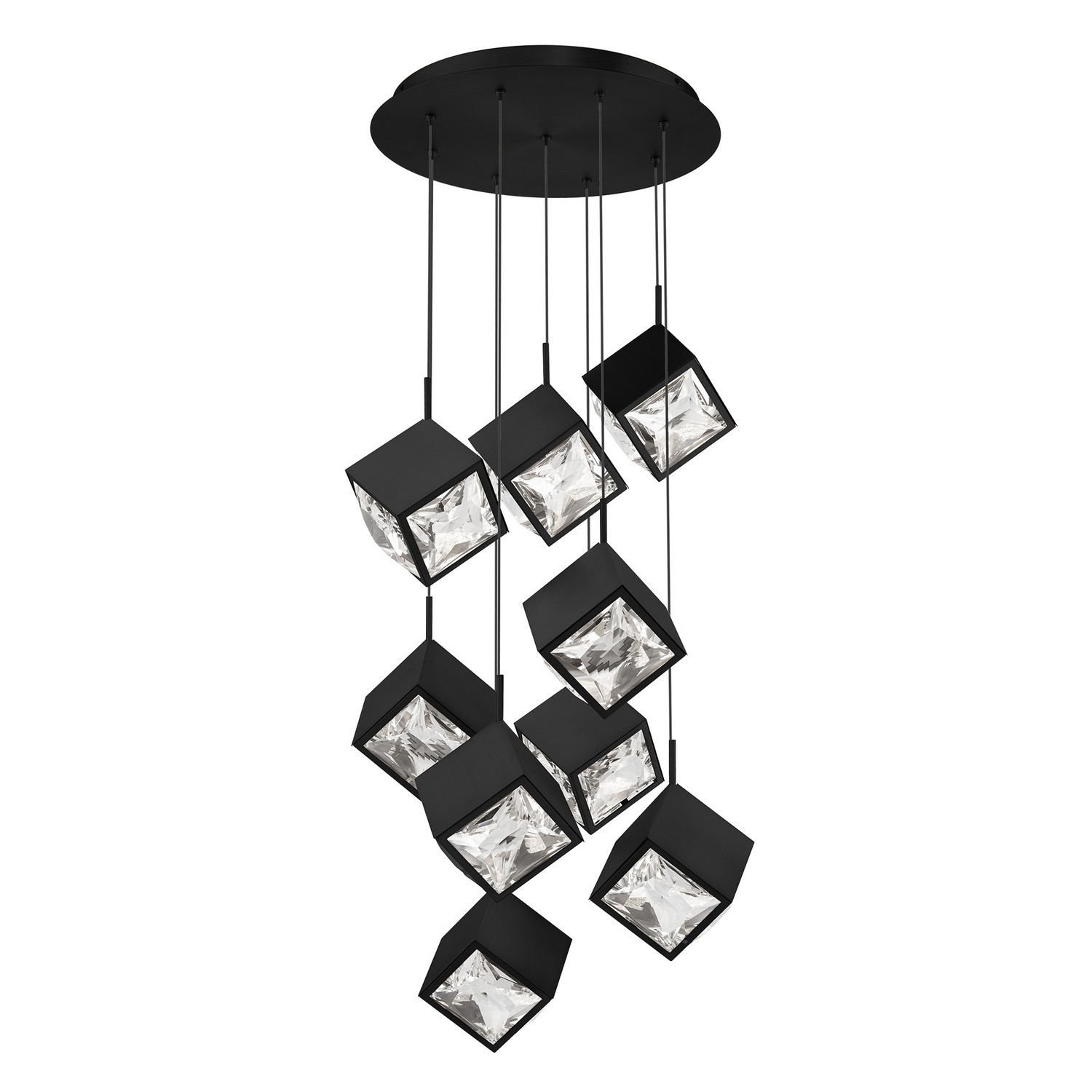 Black Led Chandelie… - image