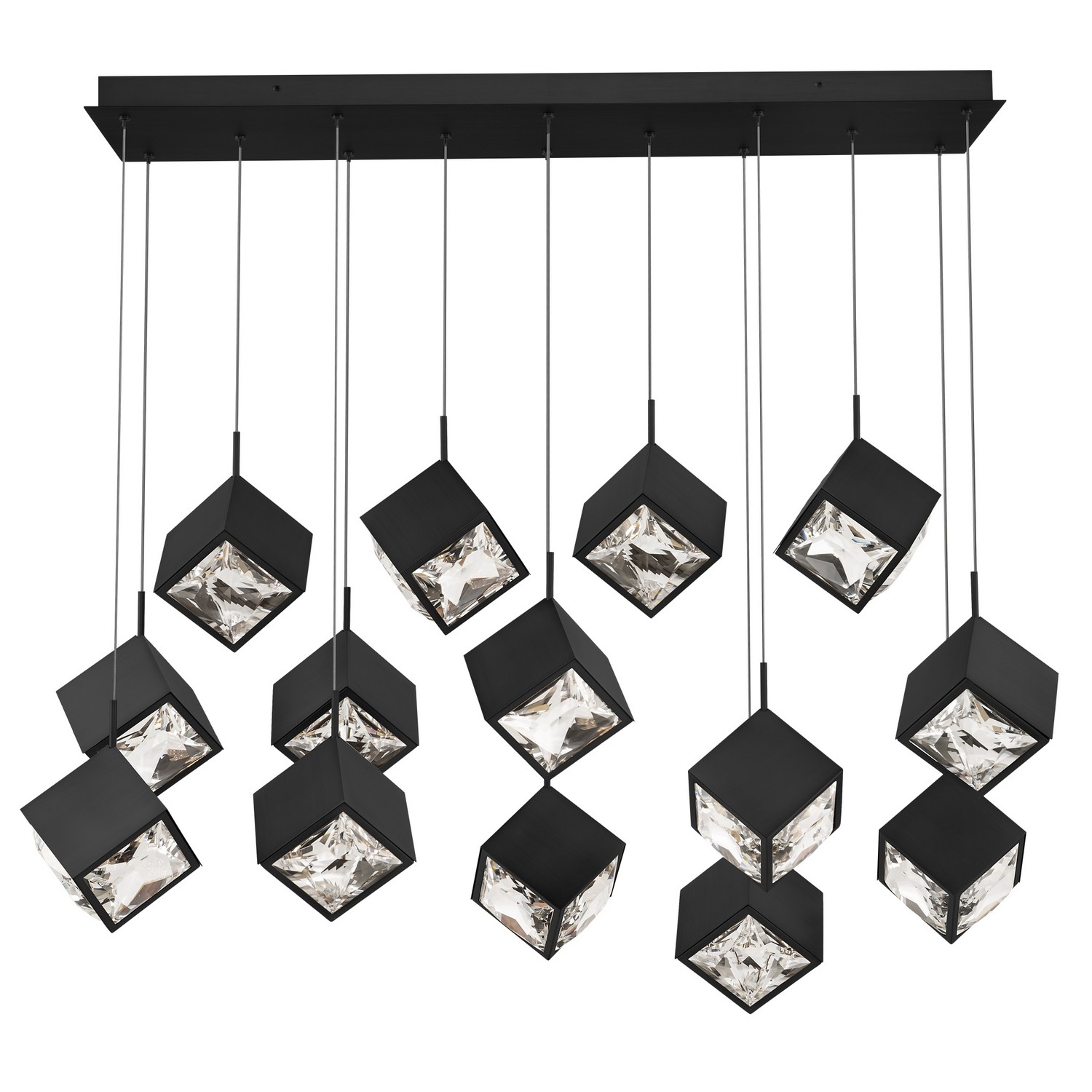 Black Led Chandelie… - image