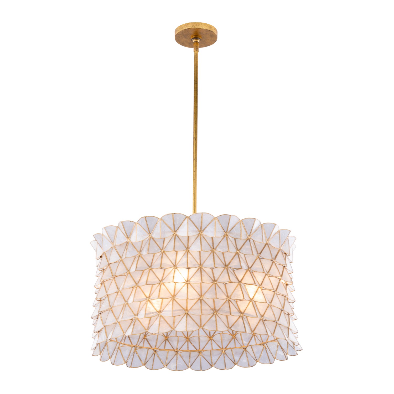 KALC 520055OL Three Light Pendant Oxidized Gold Leaf Number Of Bulbs 3