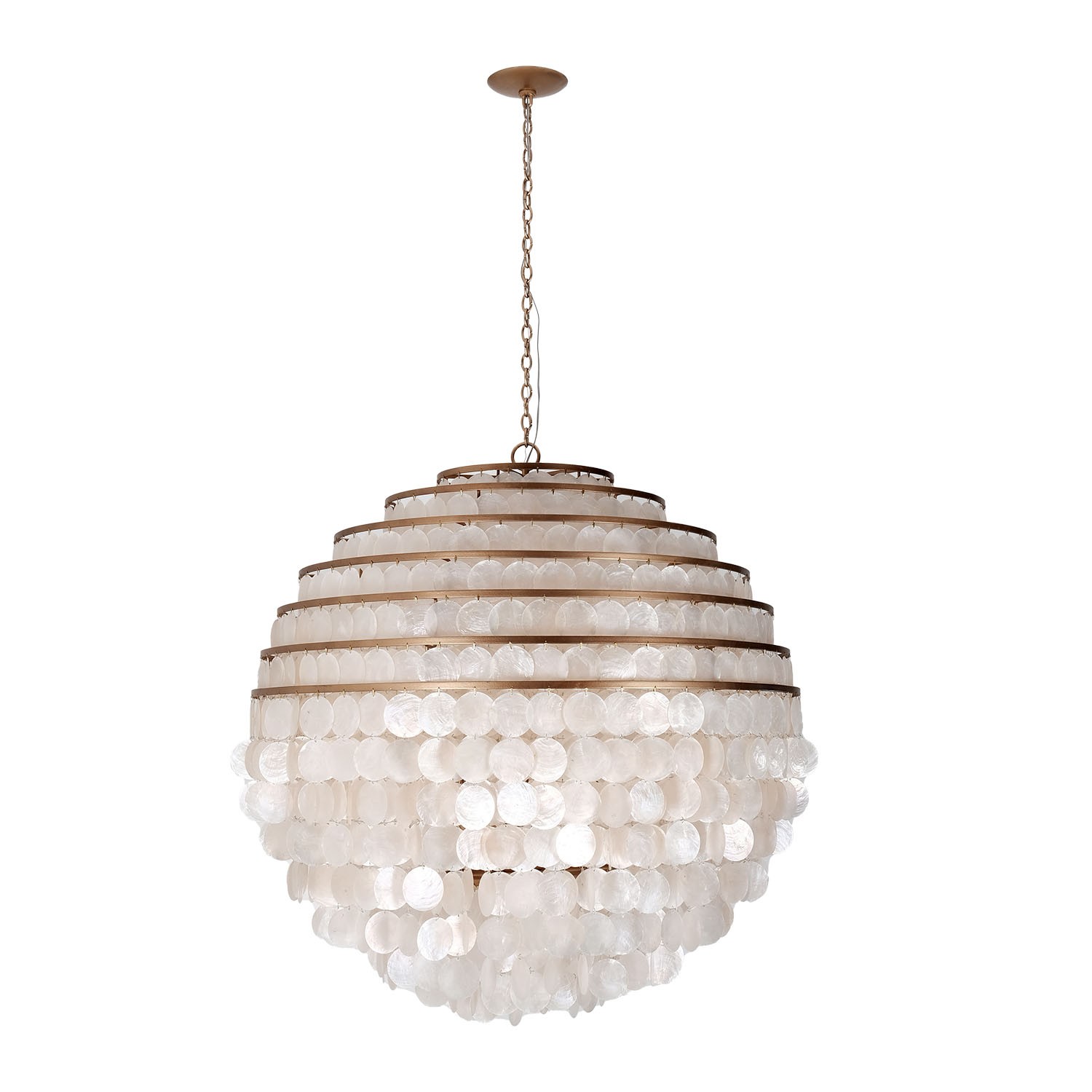 KALC 521158PAB Eight Light Pendant Pearlized Antique Brass Number Of Bulbs 8