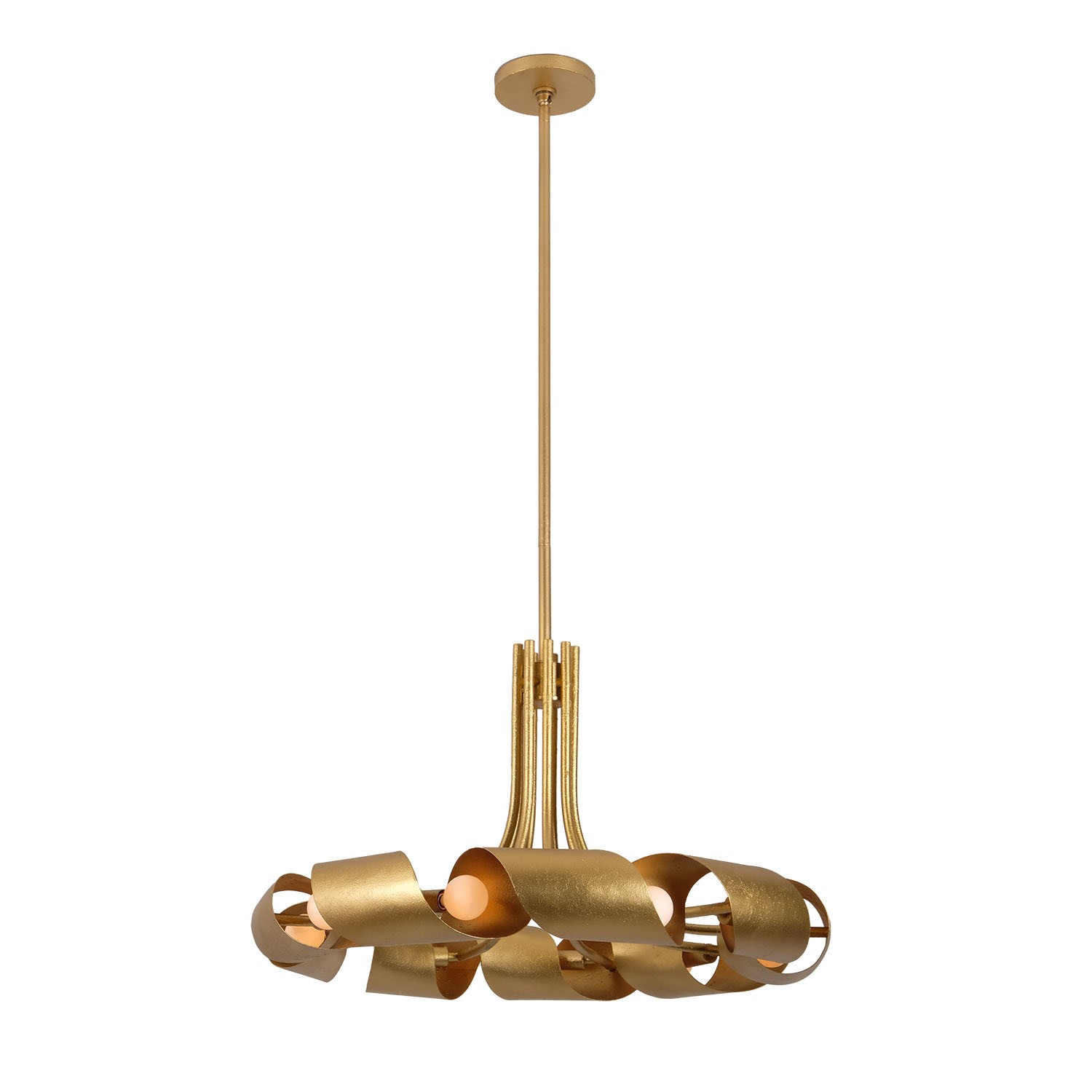 KALC 521951BGL Nine Light Pendant Bright Gold Leaf Number Of Bulbs 9