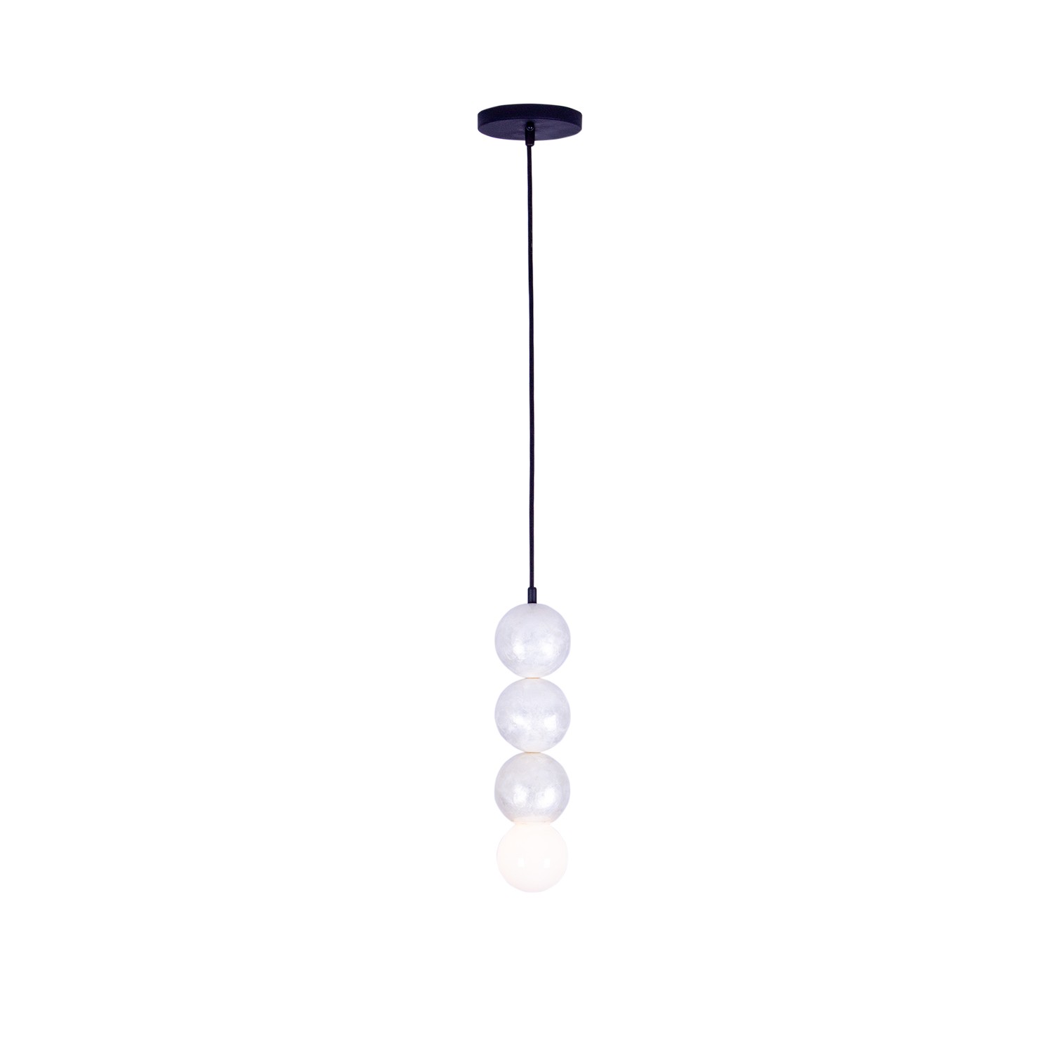 KALC 522011MB One Light Pendant Matte Black Number Of Bulbs 1