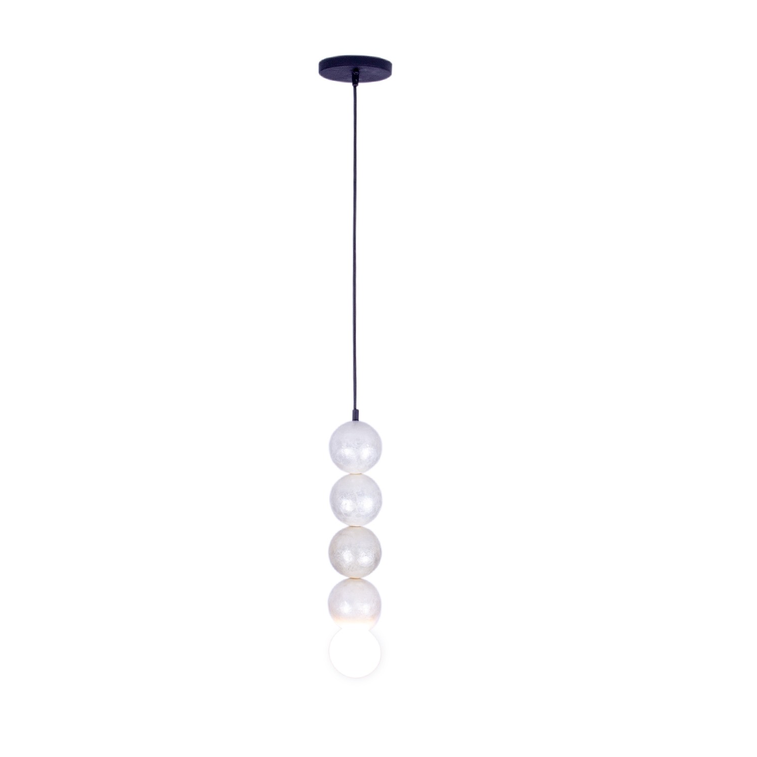 KALC 522012MB One Light Pendant Matte Black Number Of Bulbs 1