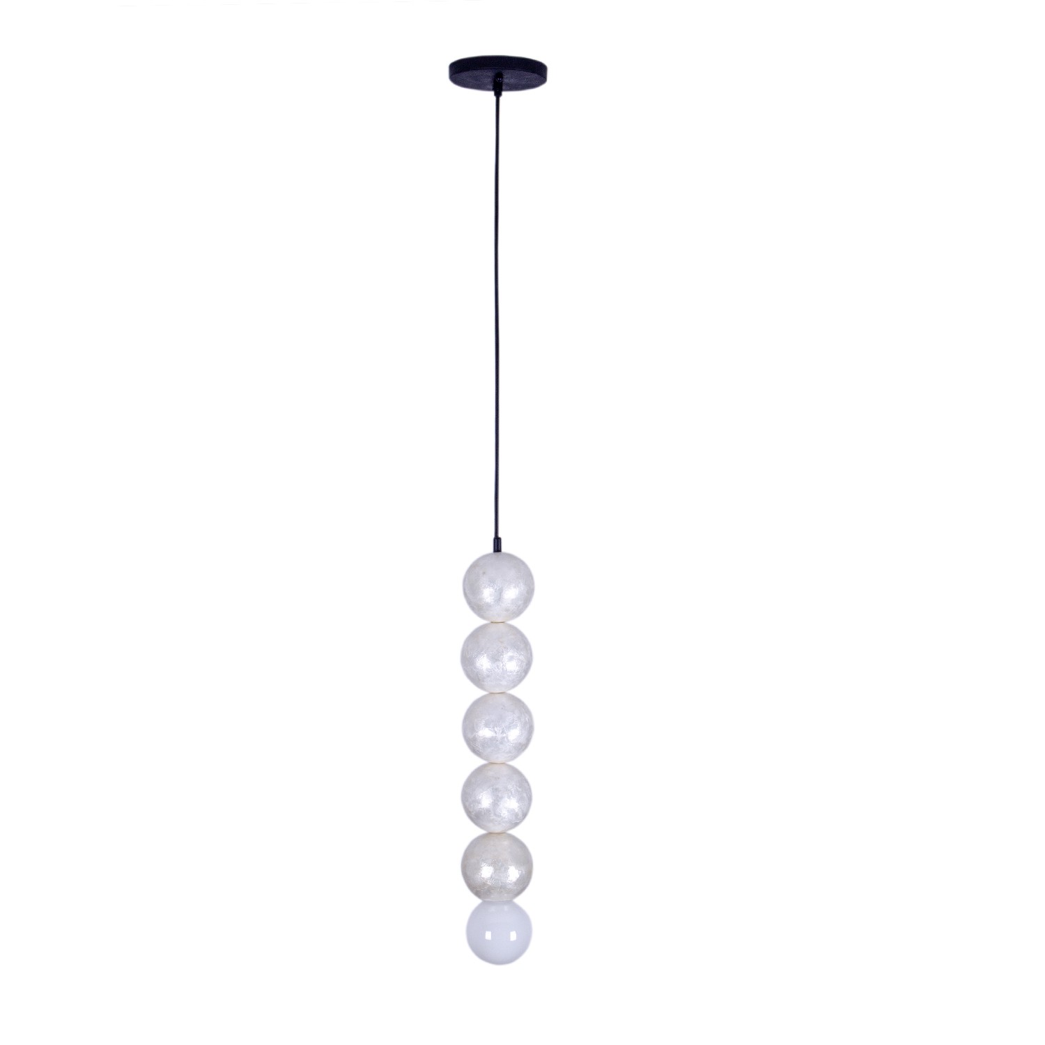 KALC 522013MB One Light Pendant Matte Black Number Of Bulbs 1