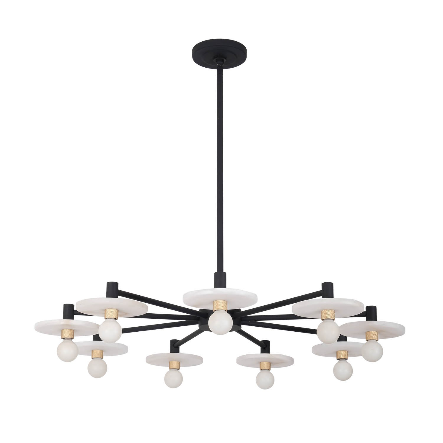 KALC 522671MB Nine Light Pendant Matte Black Number Of Bulbs 9