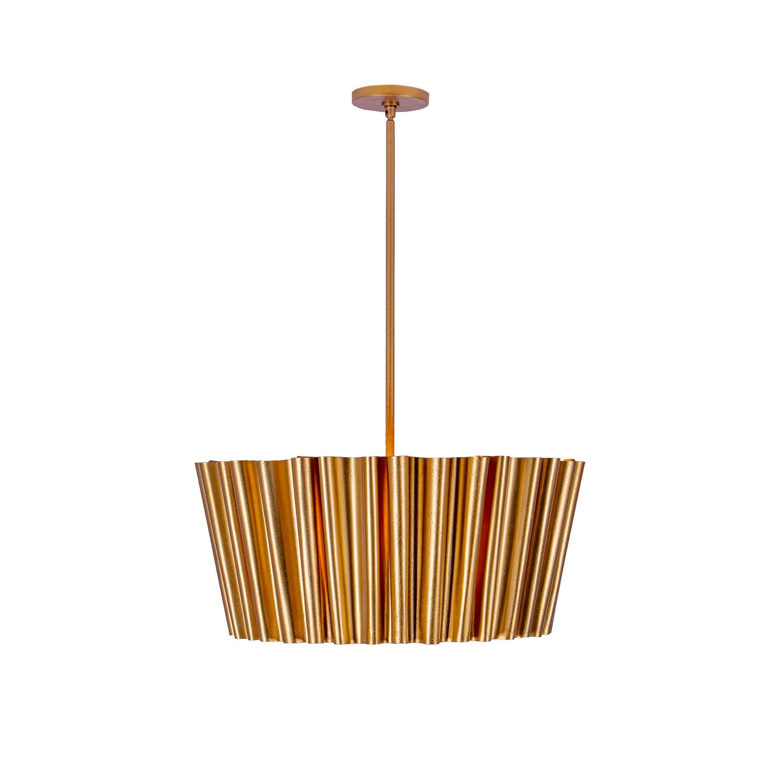 KALC 522856BGL Six Light Pendant Bright Gold Leaf Number Of Bulbs 6