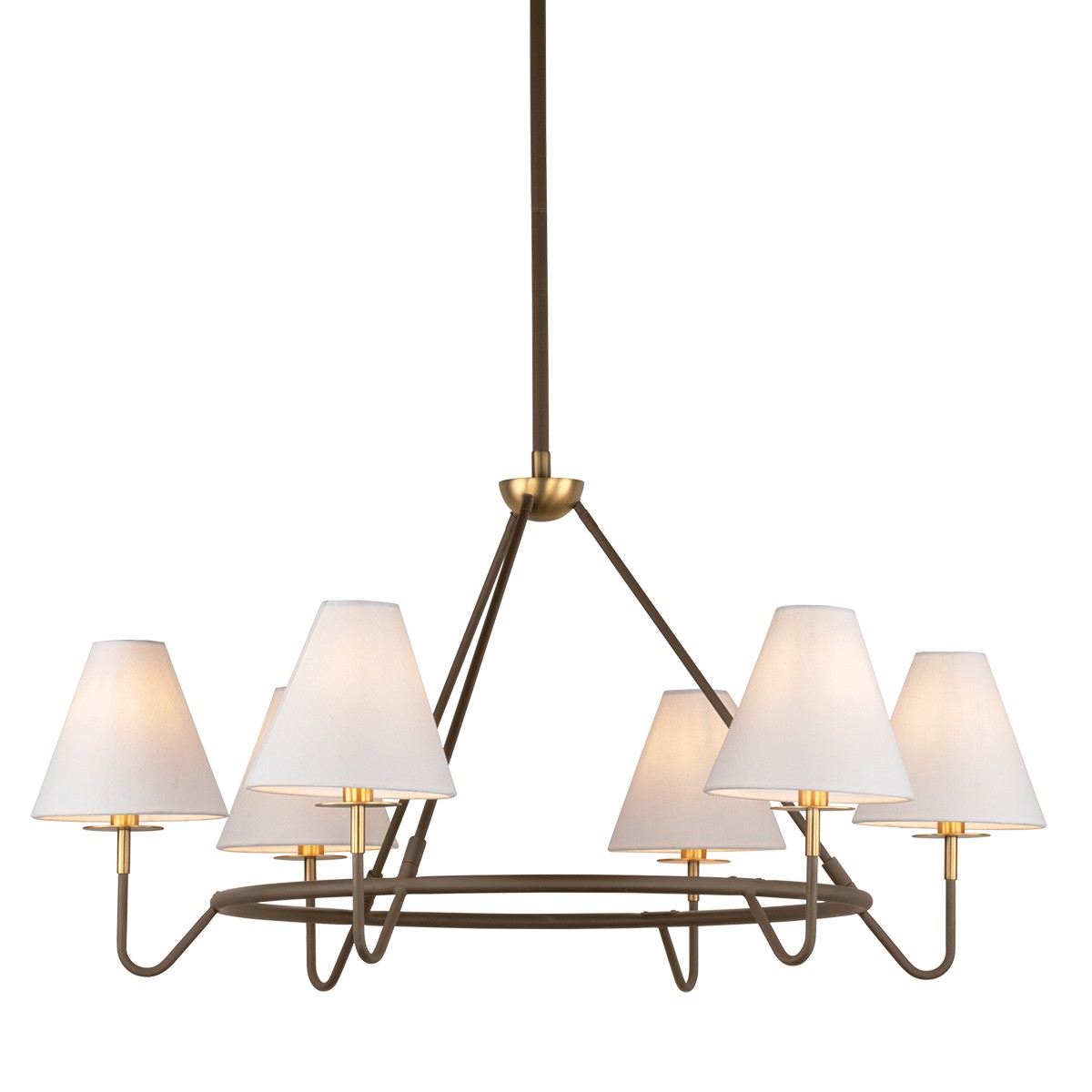 Polly Six Light Chandelier