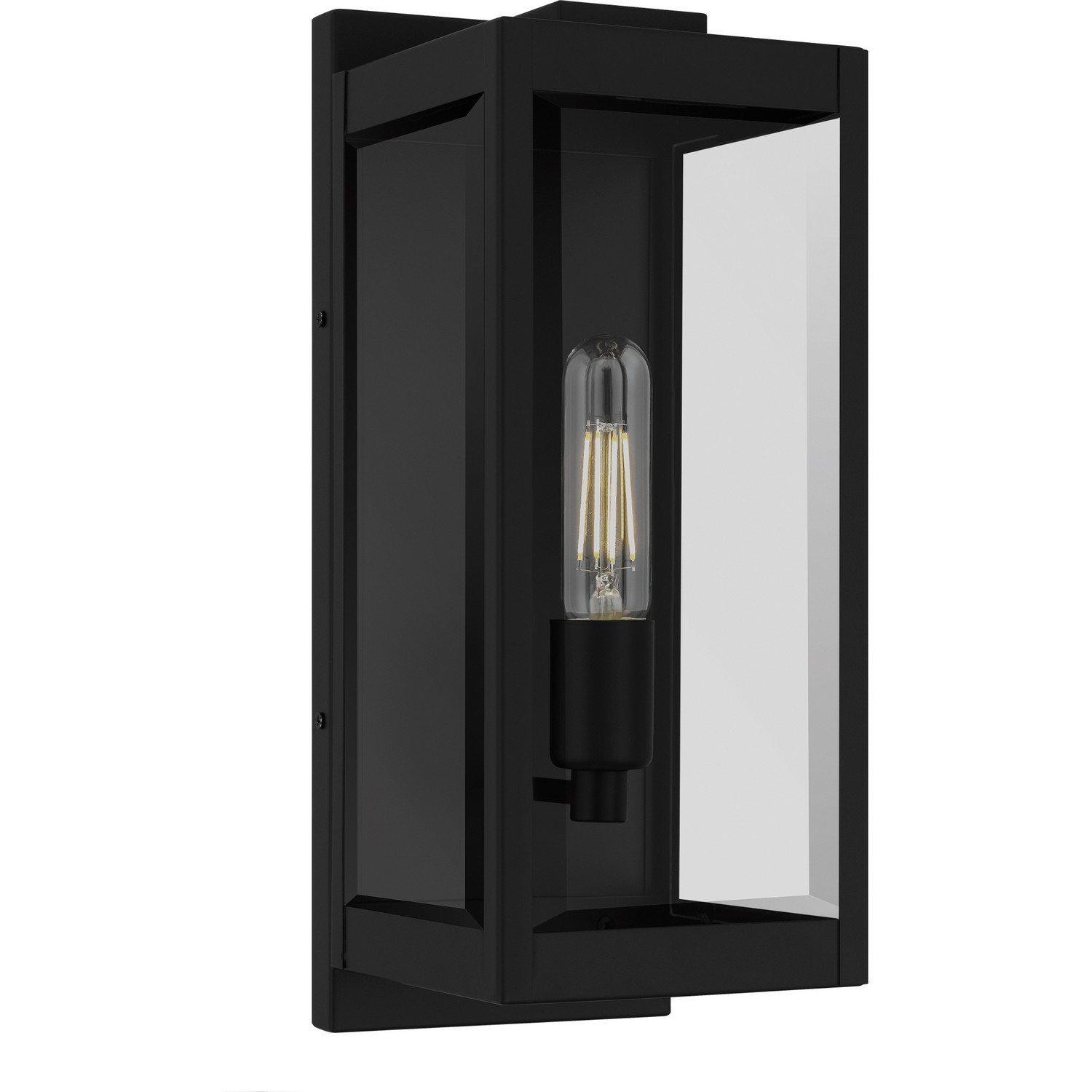 Earth Black Outdoor Wall Lantern from the Eastover Collection