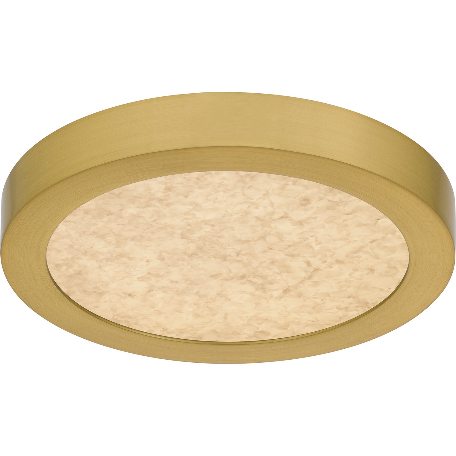 Brushed Gold LED Flush Mount from the Outskirts Collection