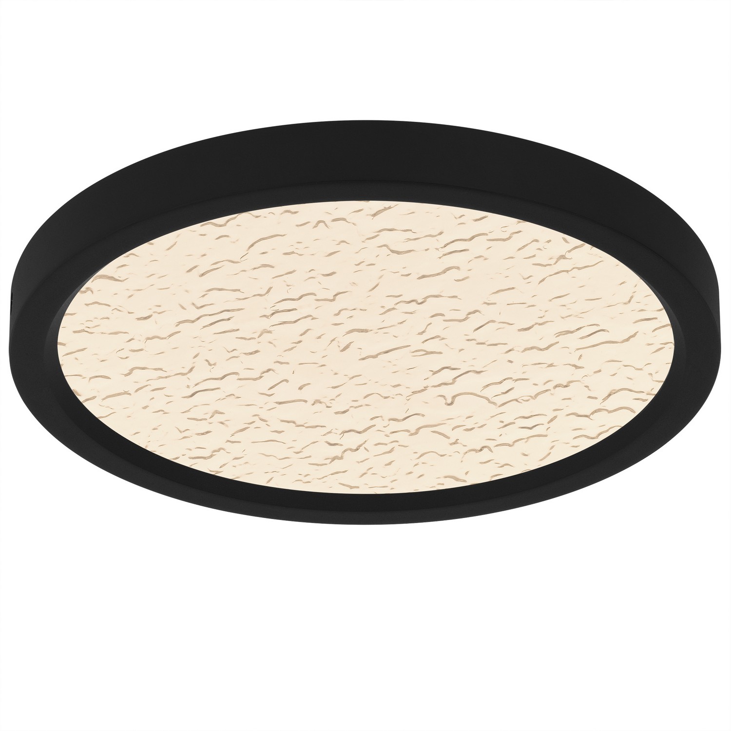 Earth Black LED Flush Mount from the Outskirts Collection