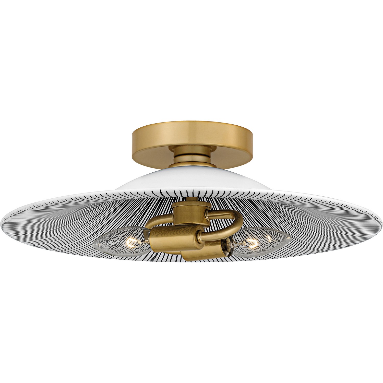 Light Gold Flush Mount from the Indigo Collection