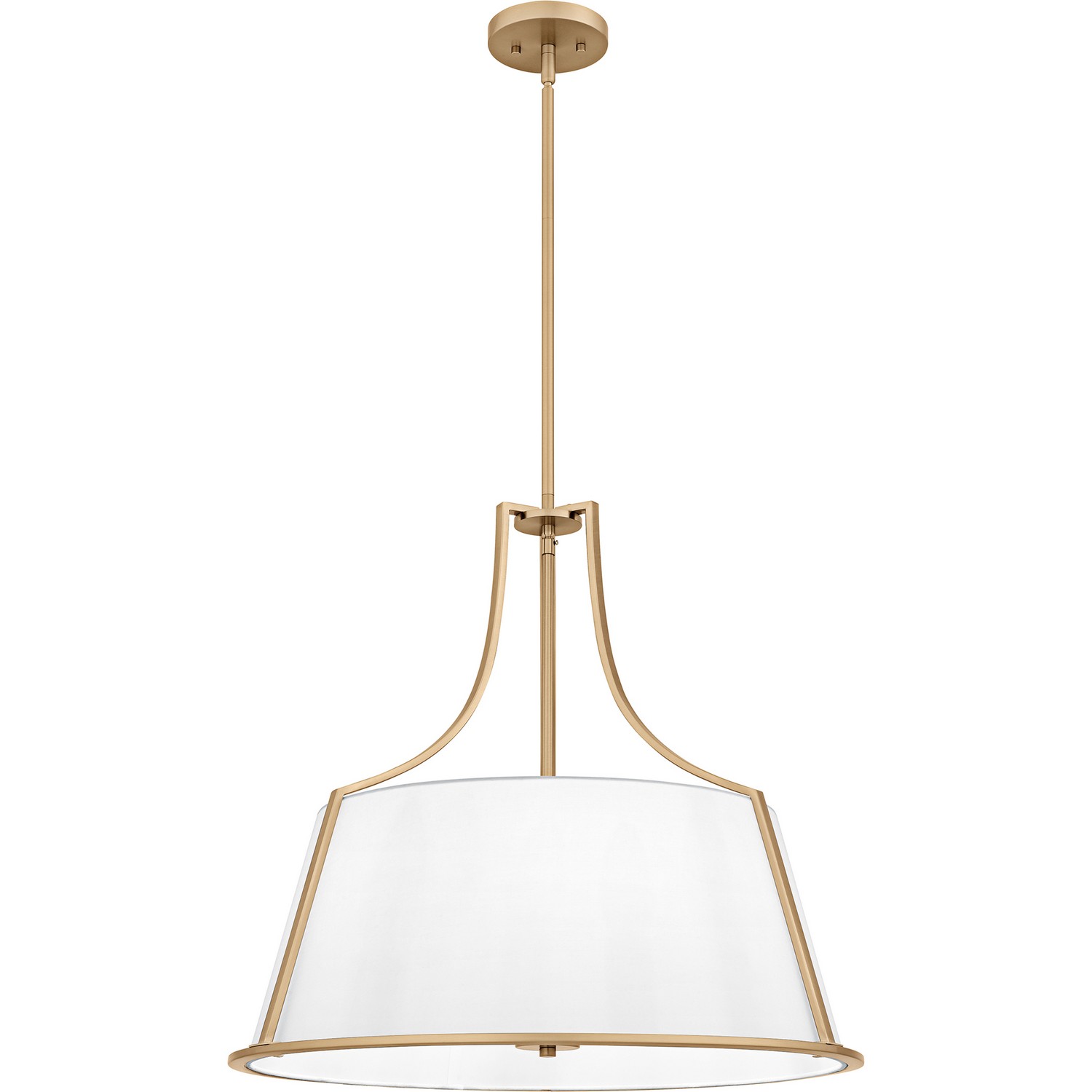 Photos - Chandelier / Lamp Quoizel Bronze Gold Pendant from the Harte Collection QP6802BGD 