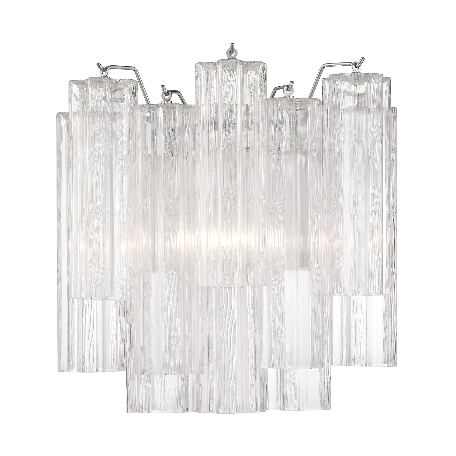 Photos - Chandelier / Lamp Addis Crystorama Polished Chrome Wall Sconce from the  Collection ADD-303-CH-CL 