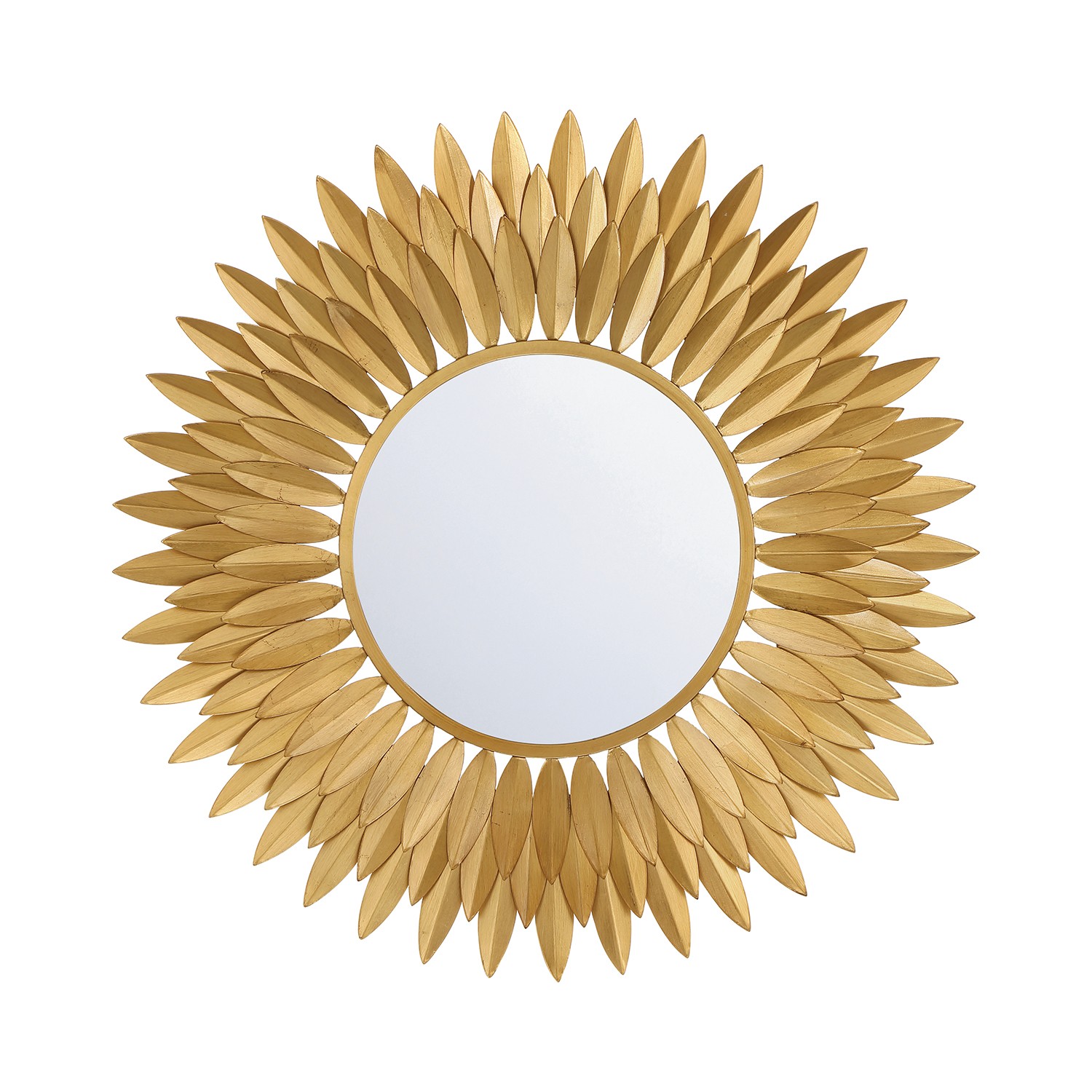 Mirror by Crystorama - Broche Collection, Antique Gold Finish - BRH-M524-GA