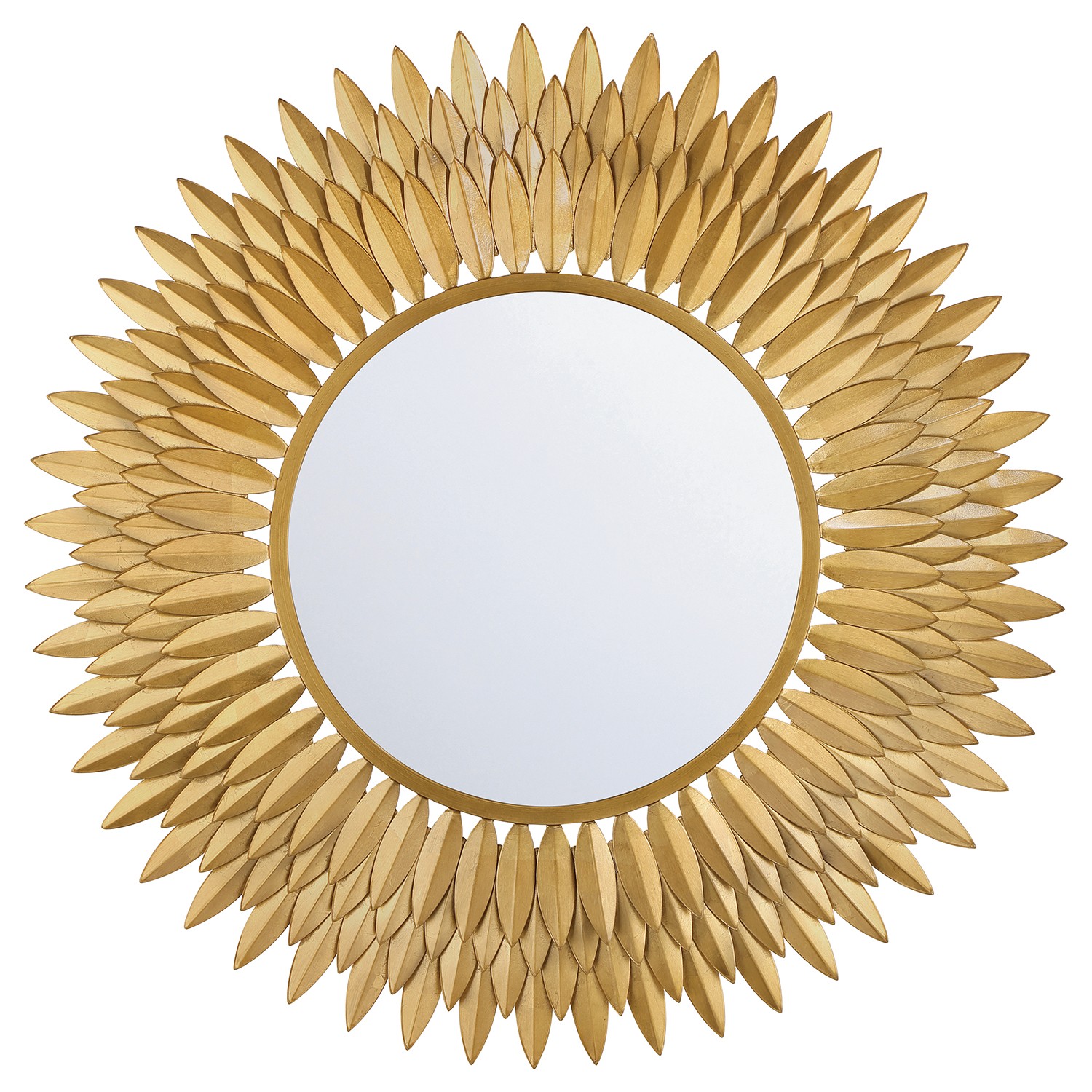Mirror by Crystorama - Broche Collection, Antique Gold Finish - BRH-M530-GA