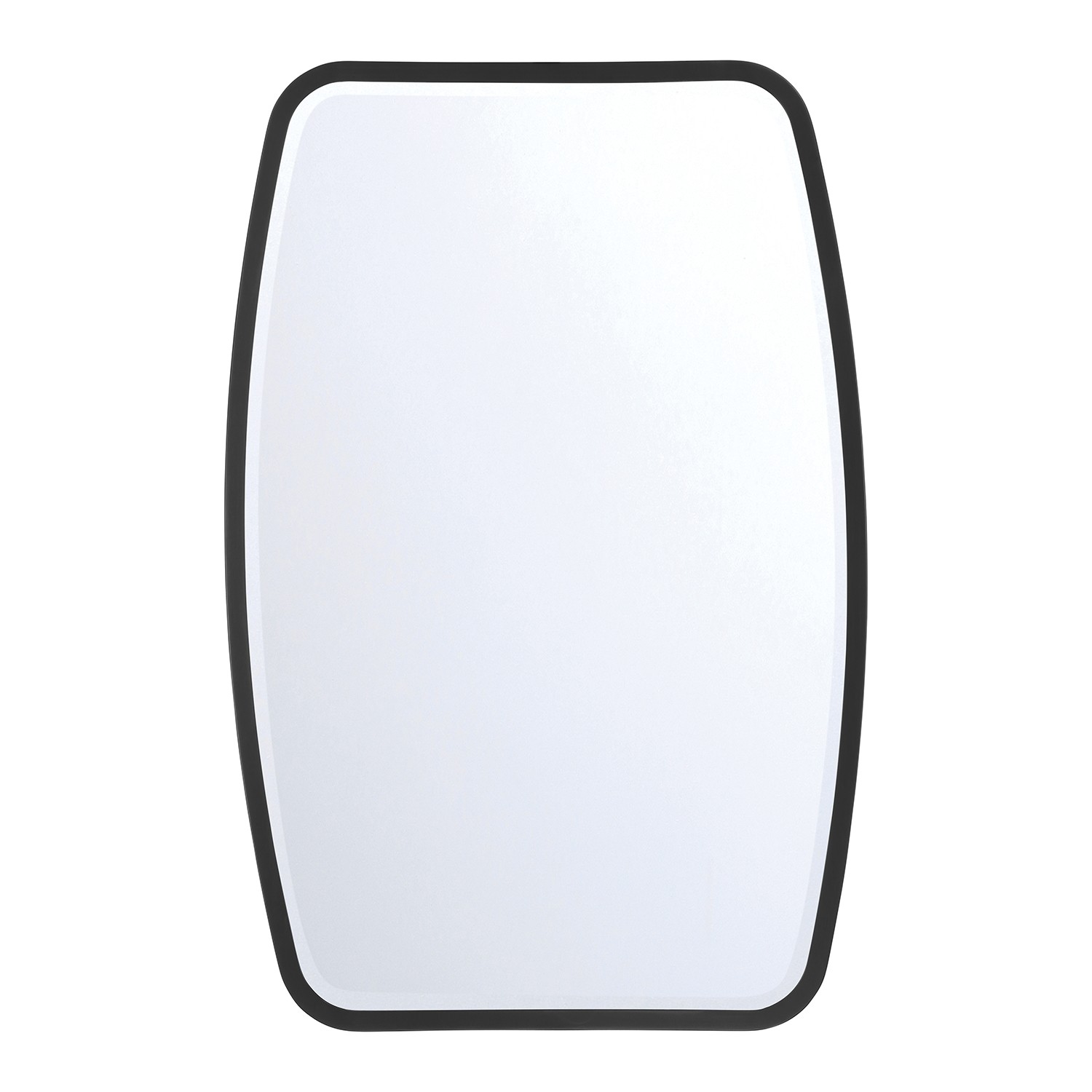 Mirror by Crystorama - Lindee Collection, Matte Black Finish - LIN-M400-MK