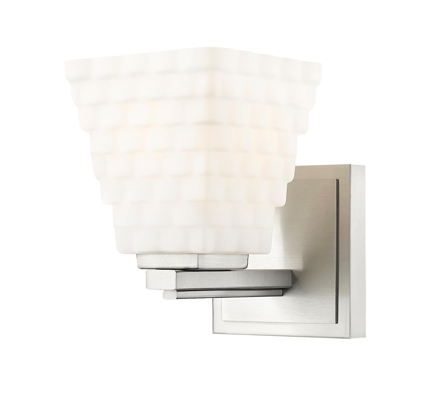 Photos - Chandelier / Lamp NICKEL Z-Lite Brushed  Wall Sconce from the Annalise Collection 7514-1S-BN 