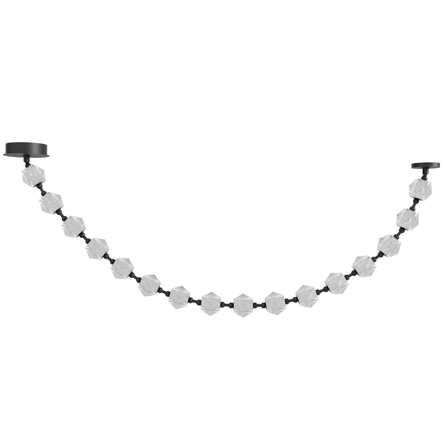 Black LED Pendant from the Beluga Collection