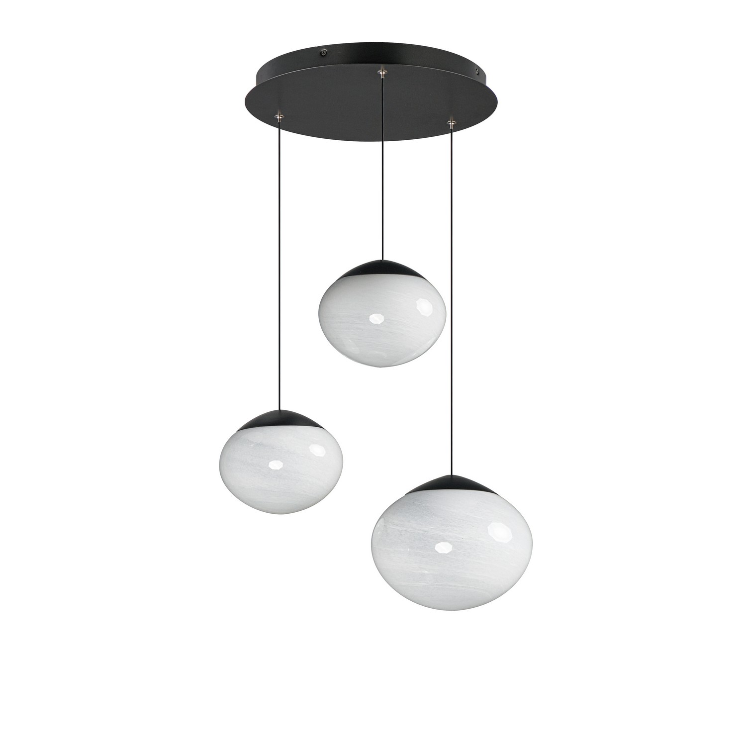 Black LED Pendant from the Nimbus Collection