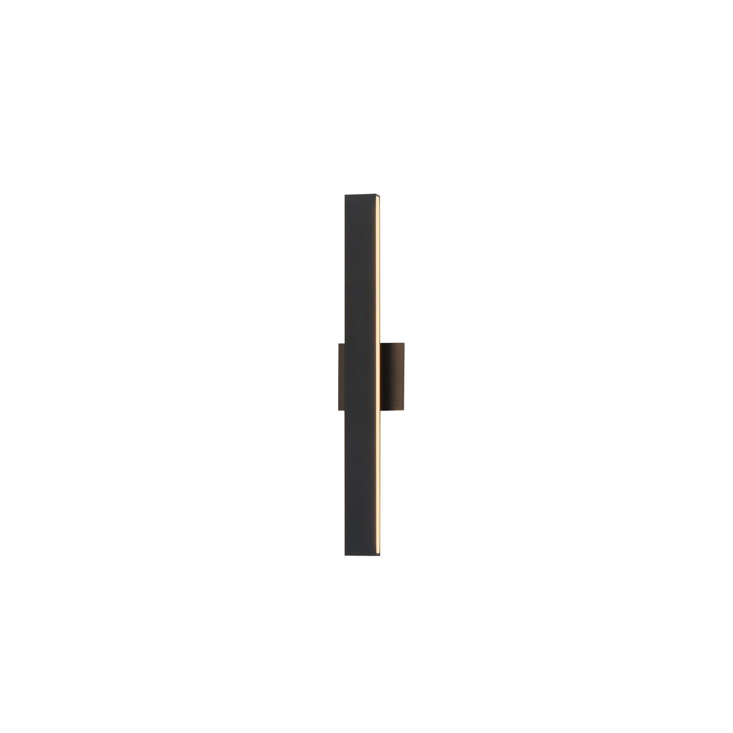 Photos - Chandelier / Lamp ET2 Lighting Black LED Outdoor Wall Sconce from the Alumilux Sideline Collection E42362-BK