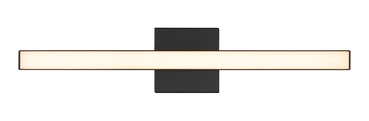 Craftmade 10124FB-LED Trim LED 24 inch Flat Black Vanity Light Wall Light