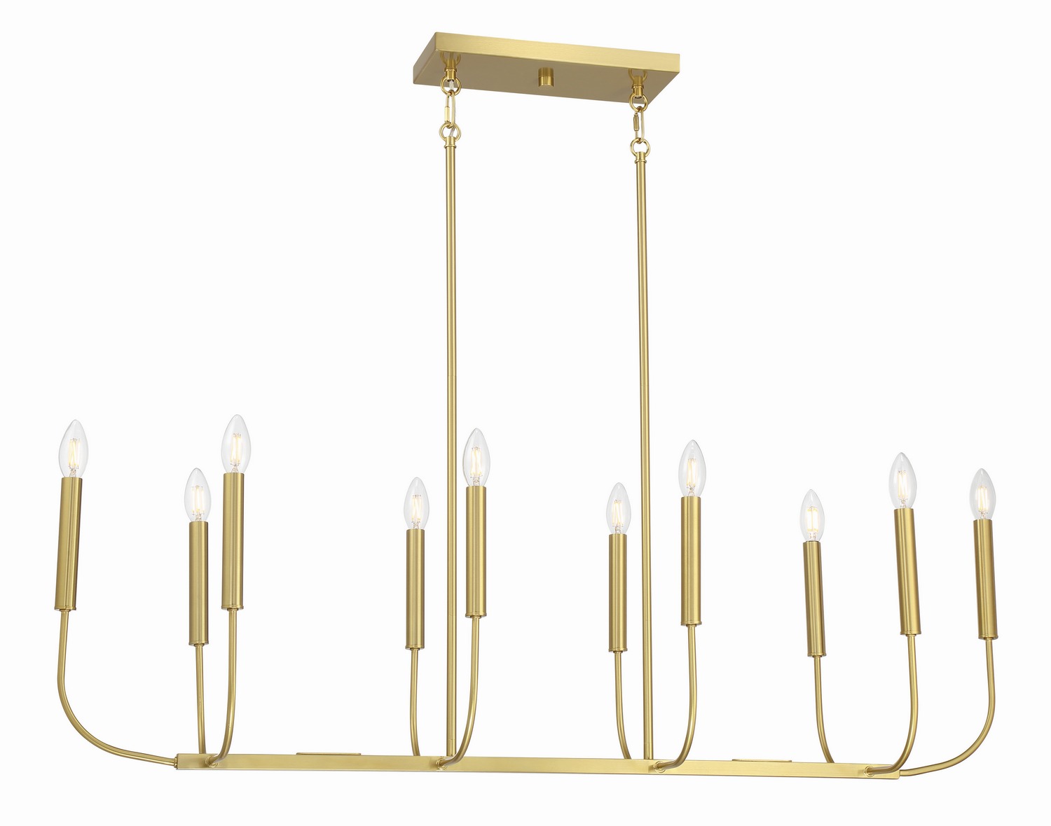 Photos - Chandelier / Lamp Wide Craftmade Satin Brass Island Pendant from the Traci Collection 59870-SB