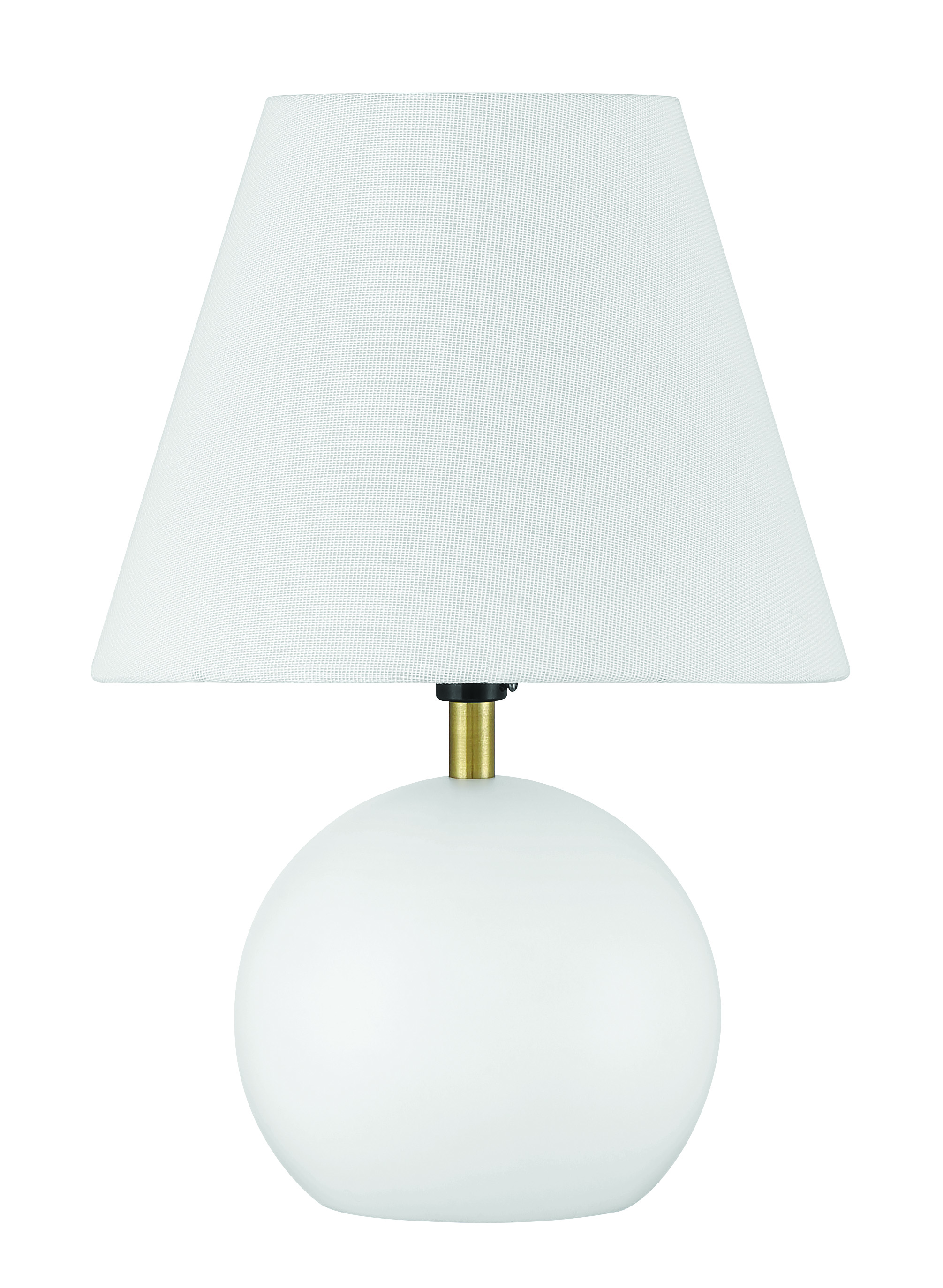 White Satin Brass T… - image