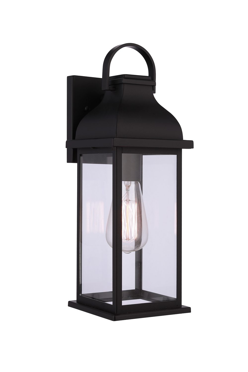 Craftmade ZA7204-MN Bent Tree 1 Light 16 inch Midnight Outdoor Wall Lantern