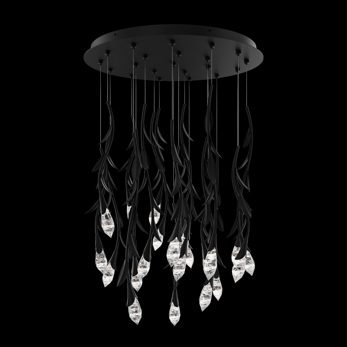 Black Led Pendant F… - image