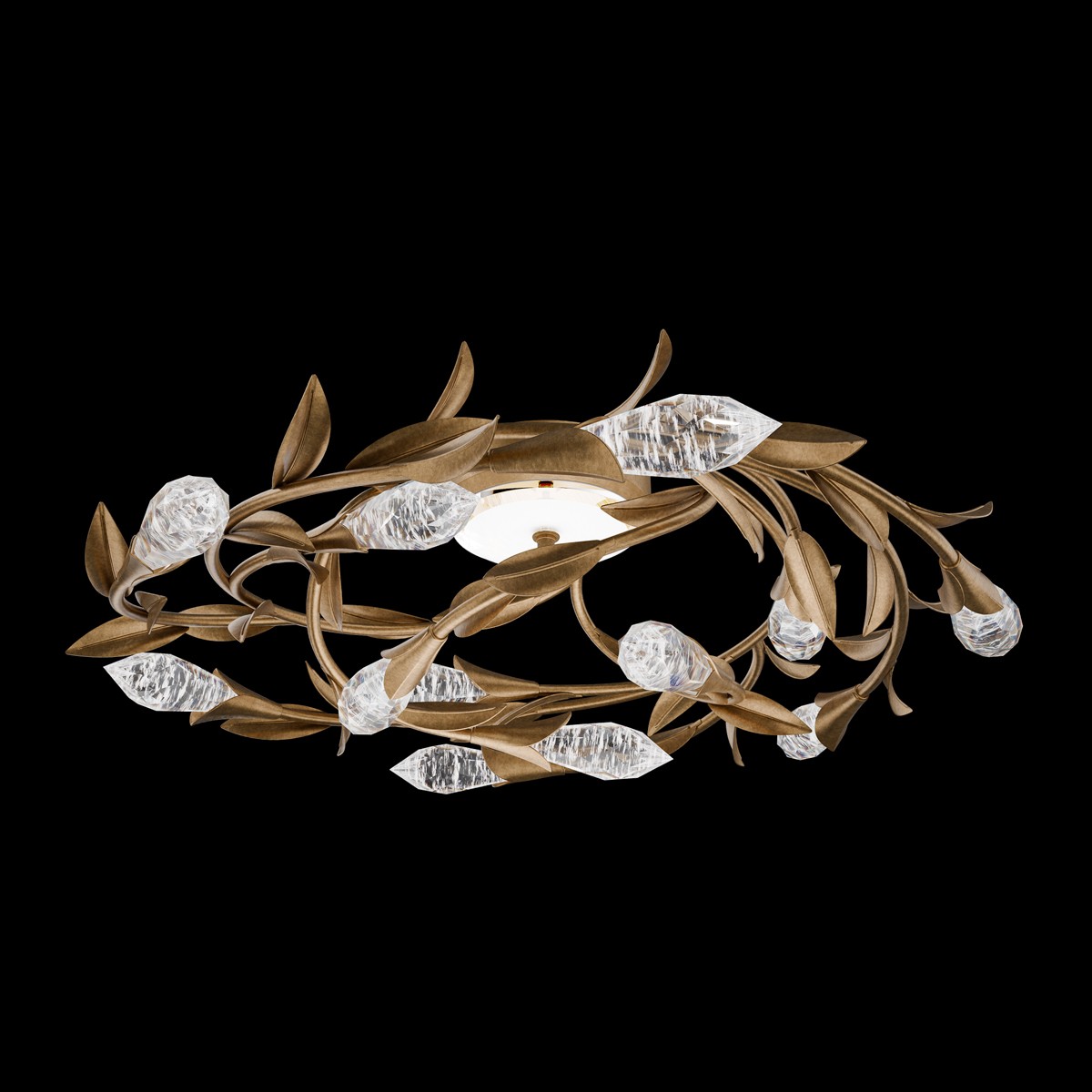 French Gold Led Flu… - image